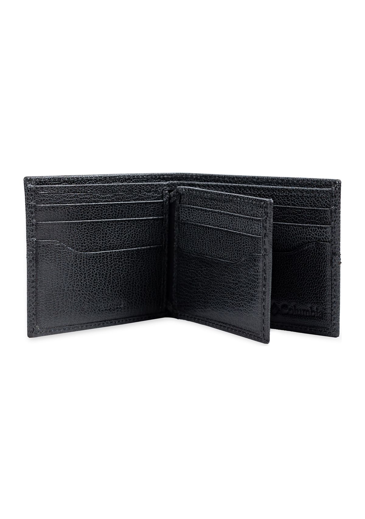 Leather Extra Capacity Passcase RFID Wallet