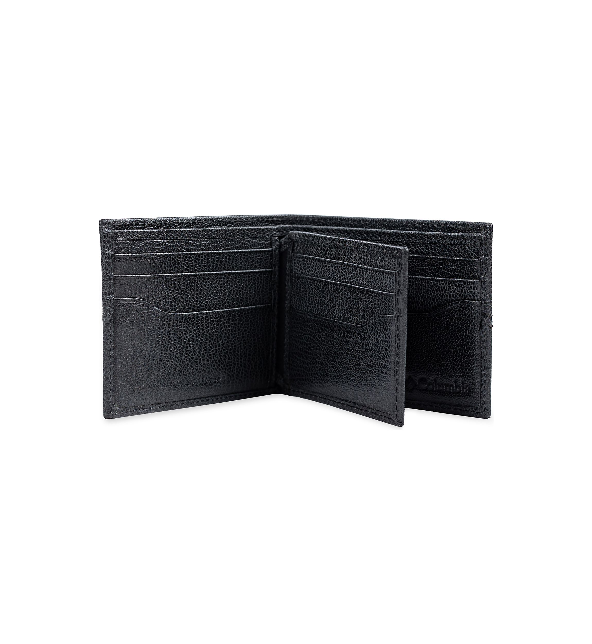 Leather Extra Capacity Passcase RFID Wallet