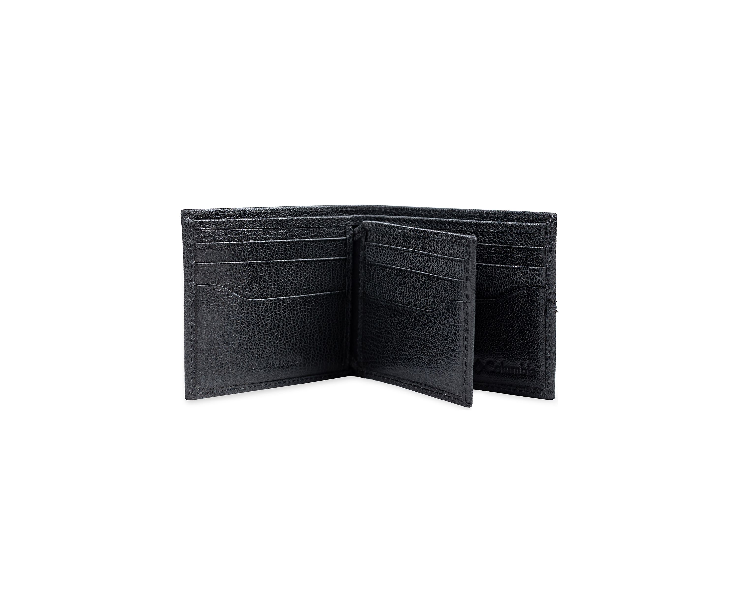 Leather Extra Capacity Passcase RFID Wallet