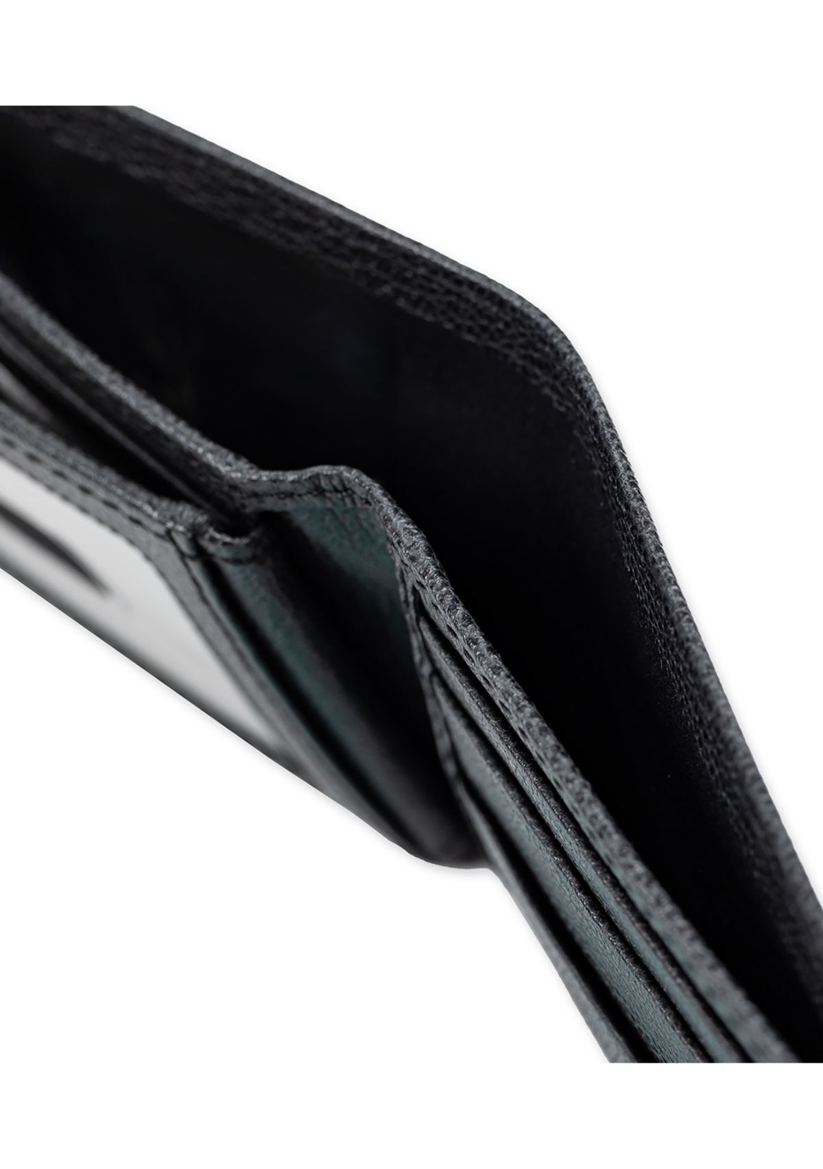 Leather Extra Capacity Passcase RFID Wallet