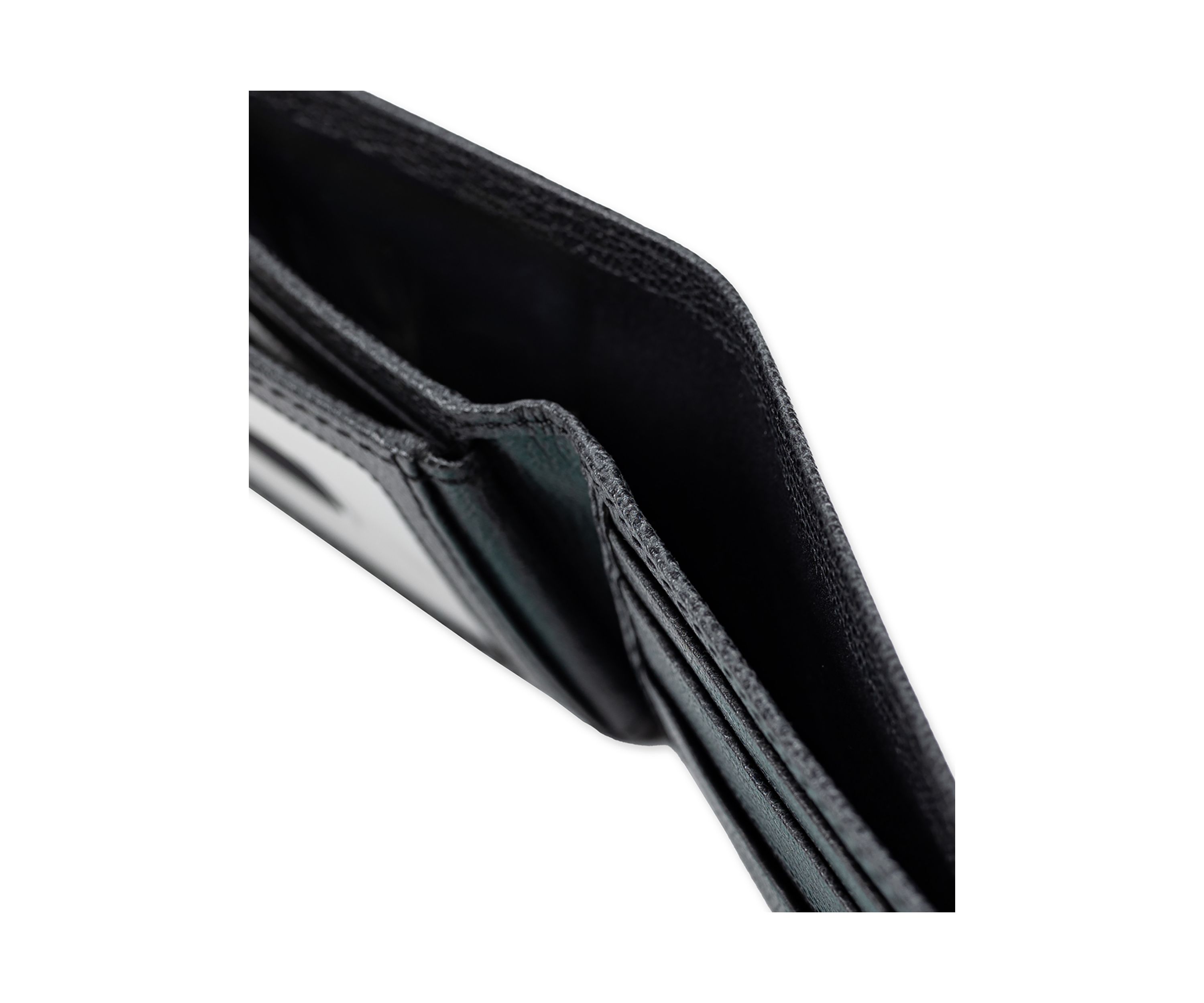 Leather Extra Capacity Passcase RFID Wallet