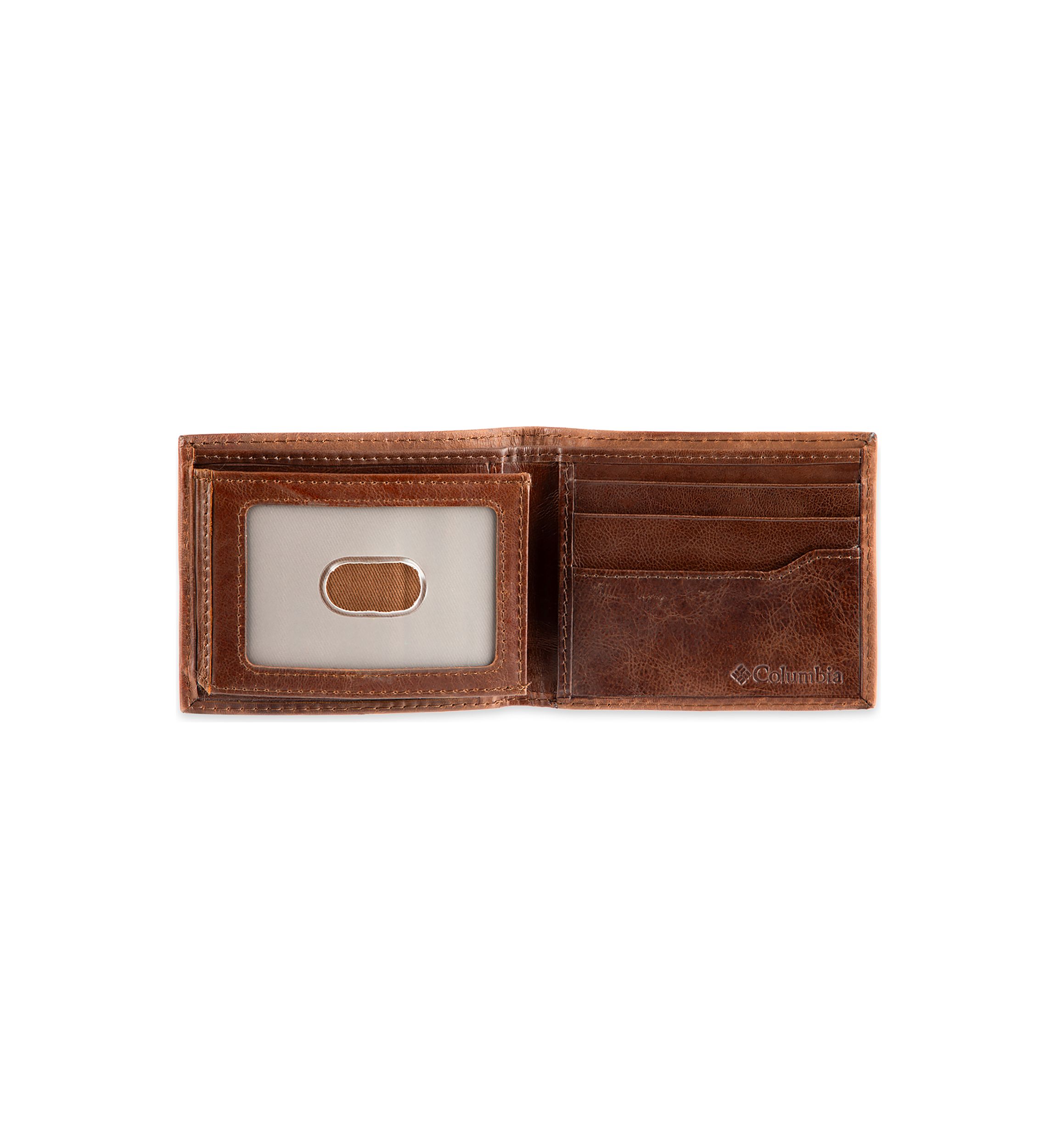 Leather Double Stitch Traveler RFID Wallet