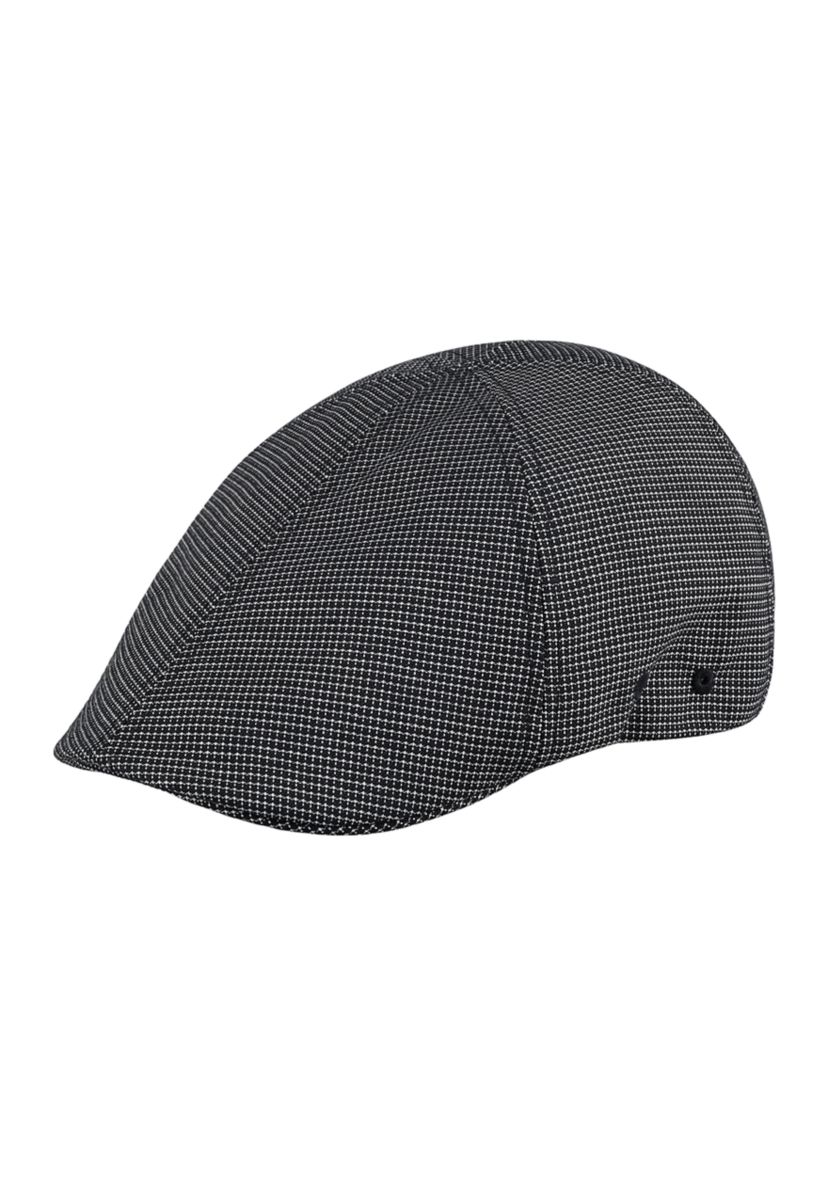 Micro Check Pattern Dome Top Ivy Hat