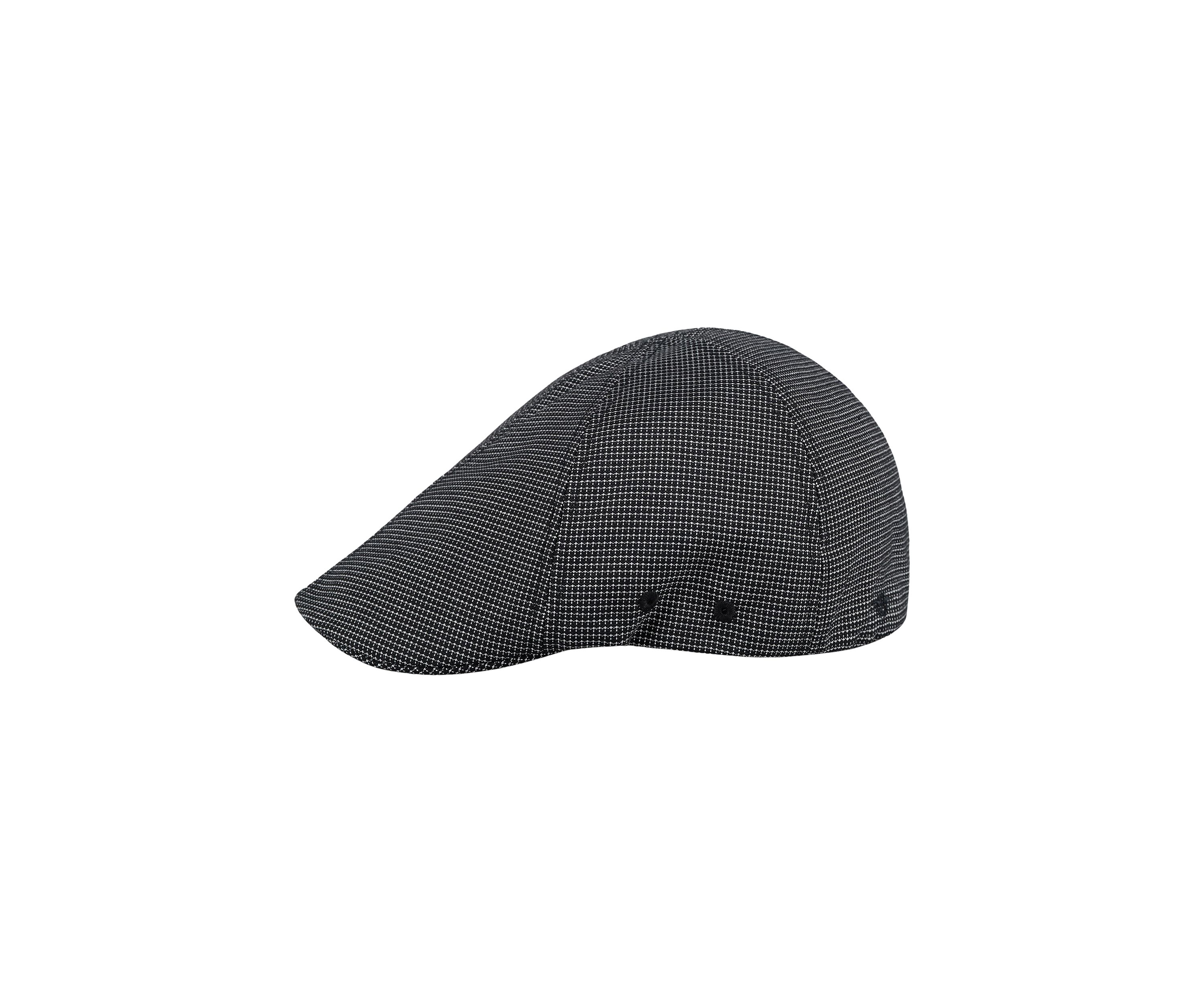 Micro Check Pattern Dome Top Ivy Hat