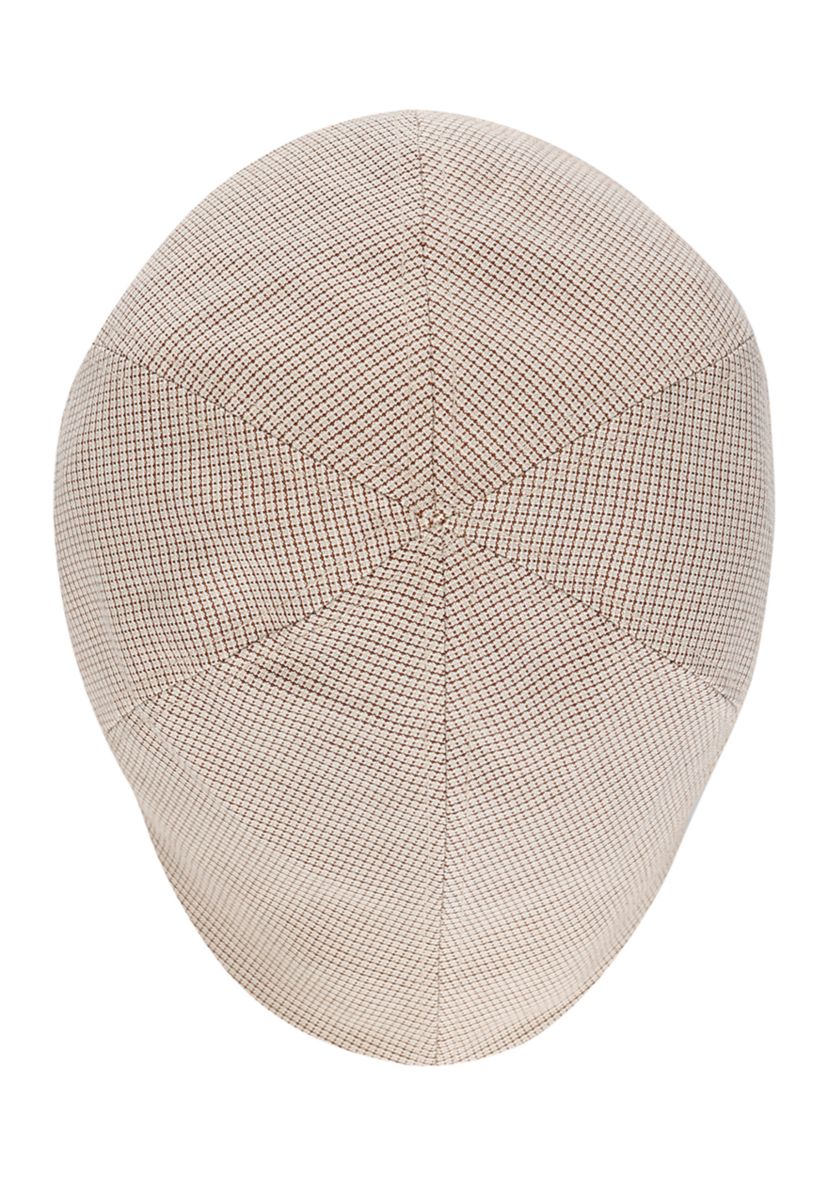 Micro Check Dome Top Ivy Hat