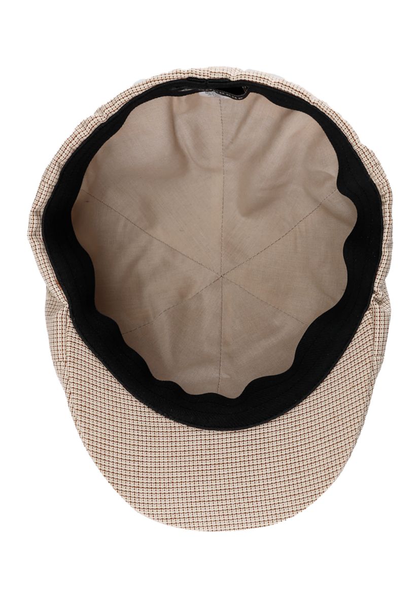 Micro Check Dome Top Ivy Hat