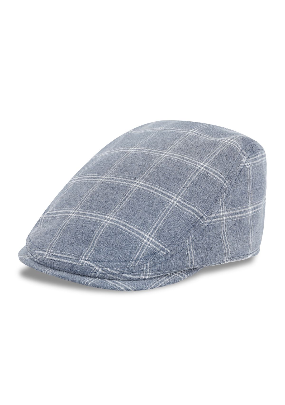 Plaid Cotton Flat Cap Ivy Hat