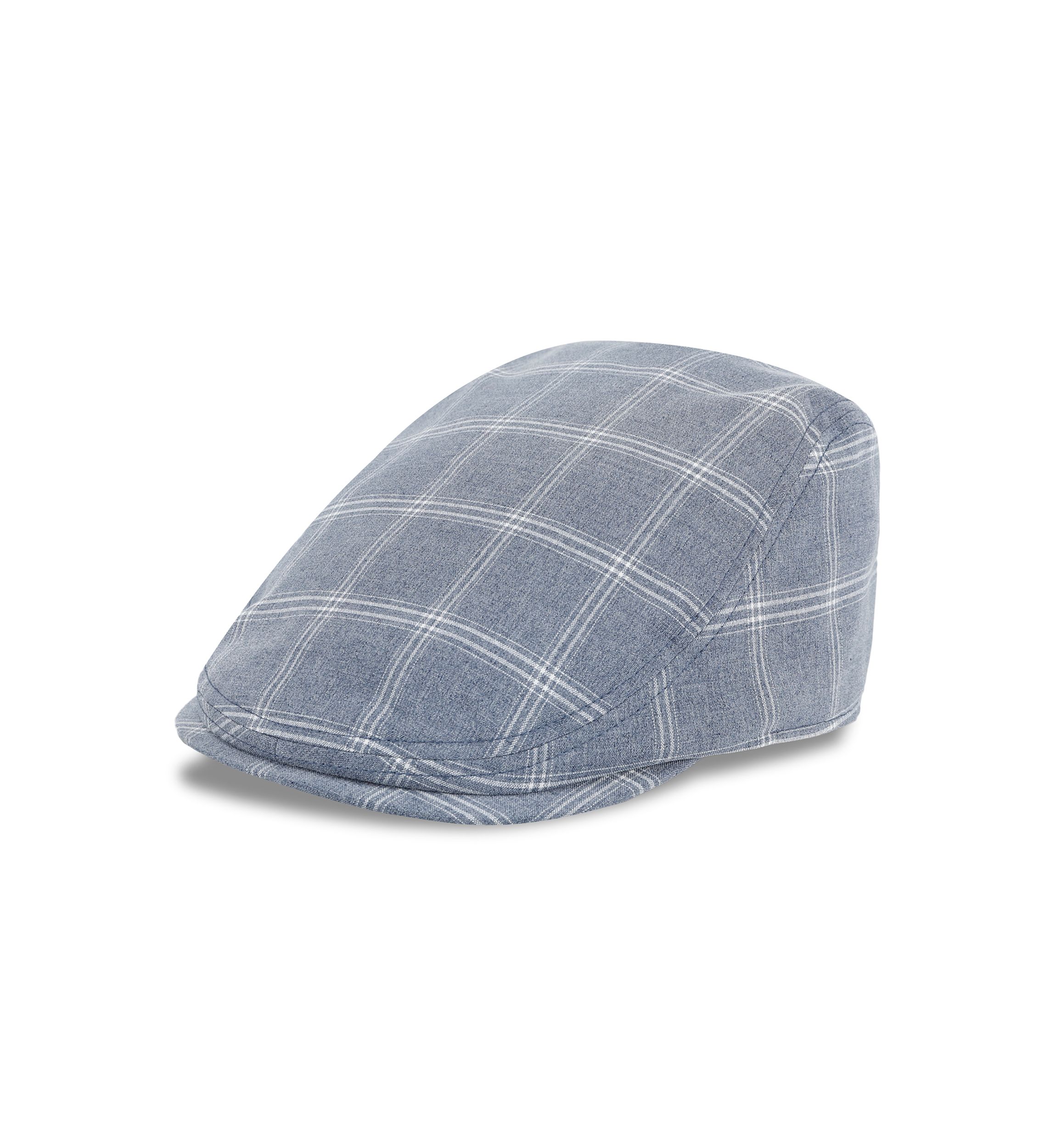 Plaid Cotton Flat Cap Ivy Hat