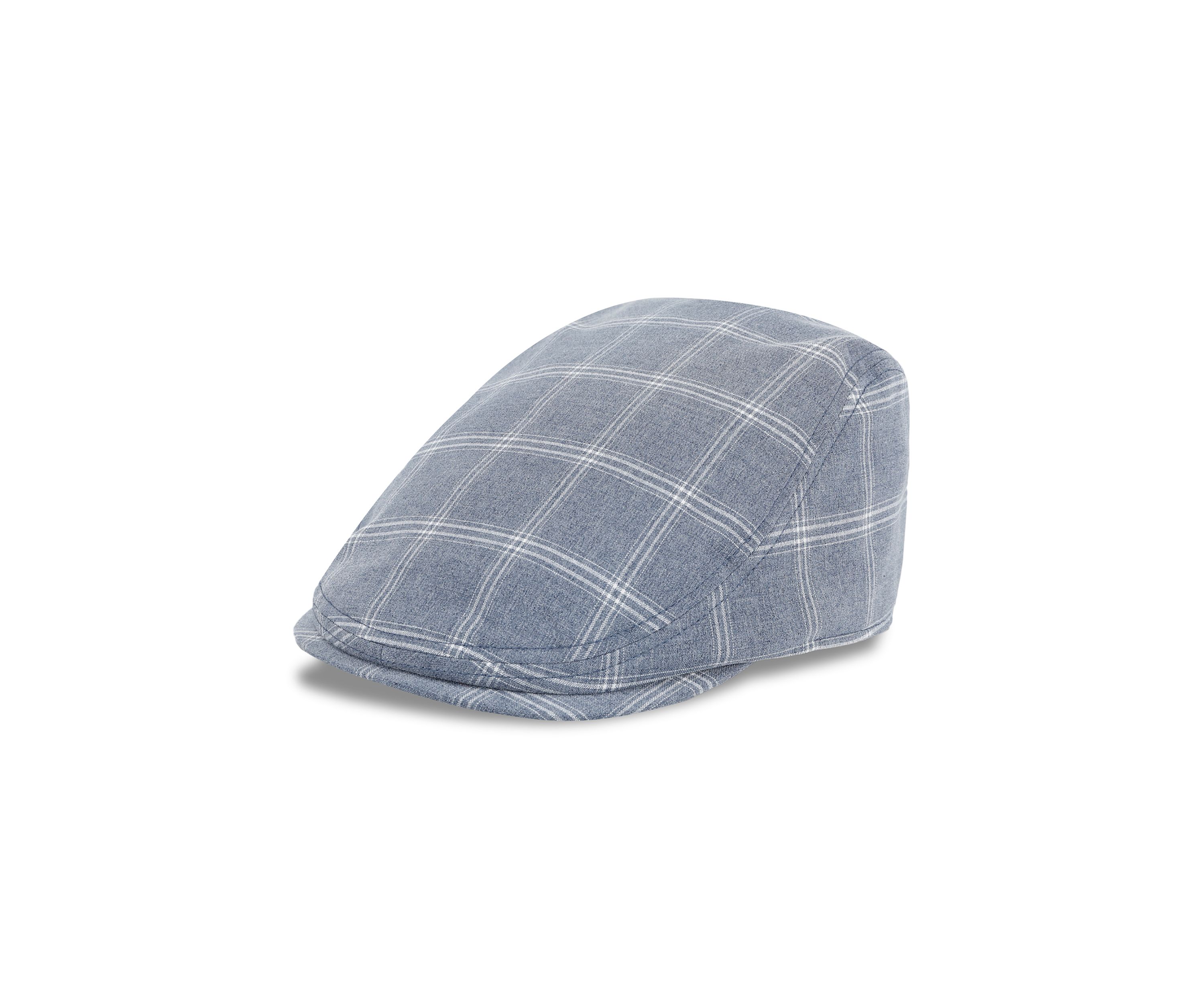 Plaid Cotton Flat Cap Ivy Hat