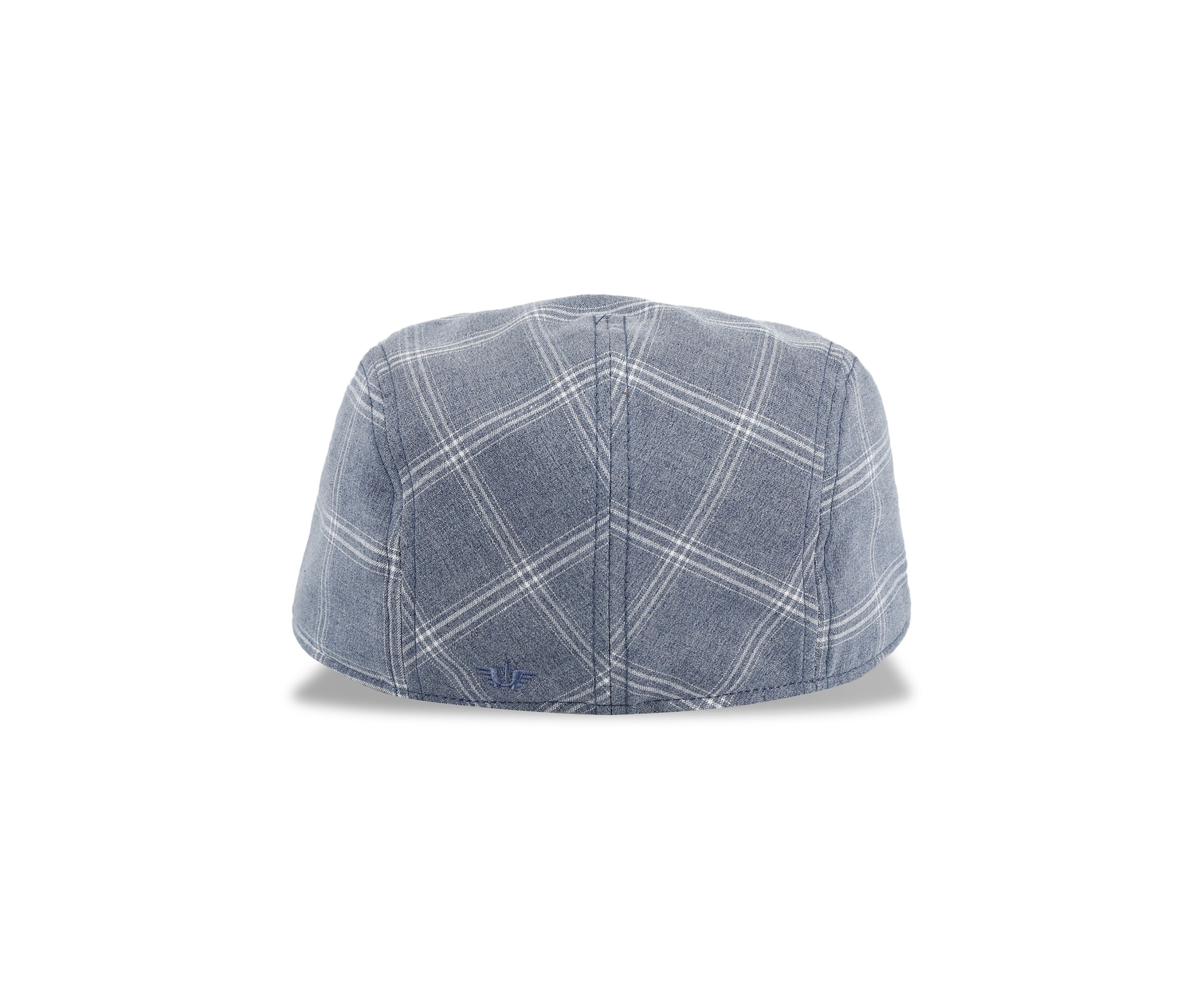 Plaid Cotton Flat Cap Ivy Hat