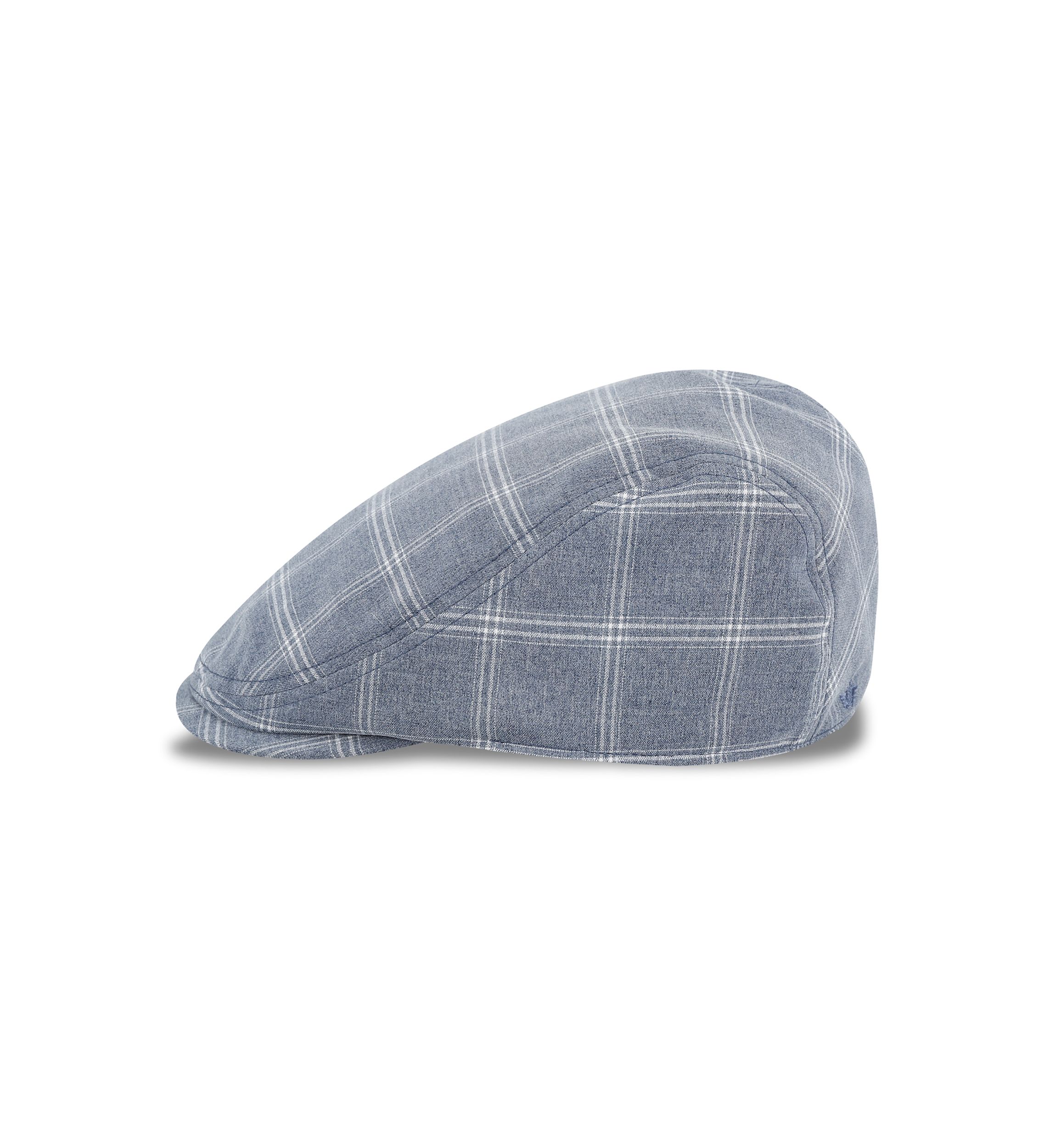 Plaid Cotton Flat Cap Ivy Hat