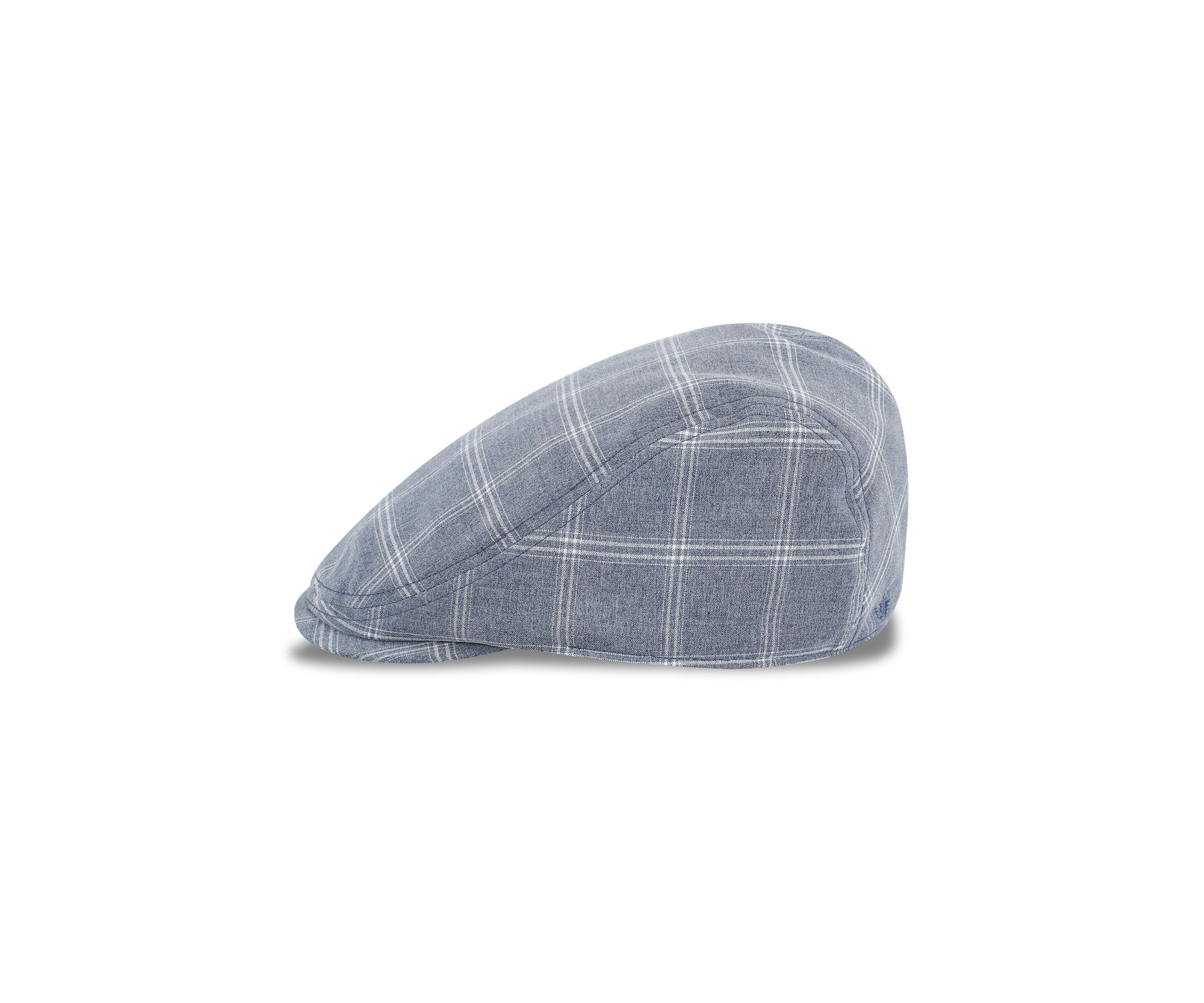 Plaid Cotton Flat Cap Ivy Hat