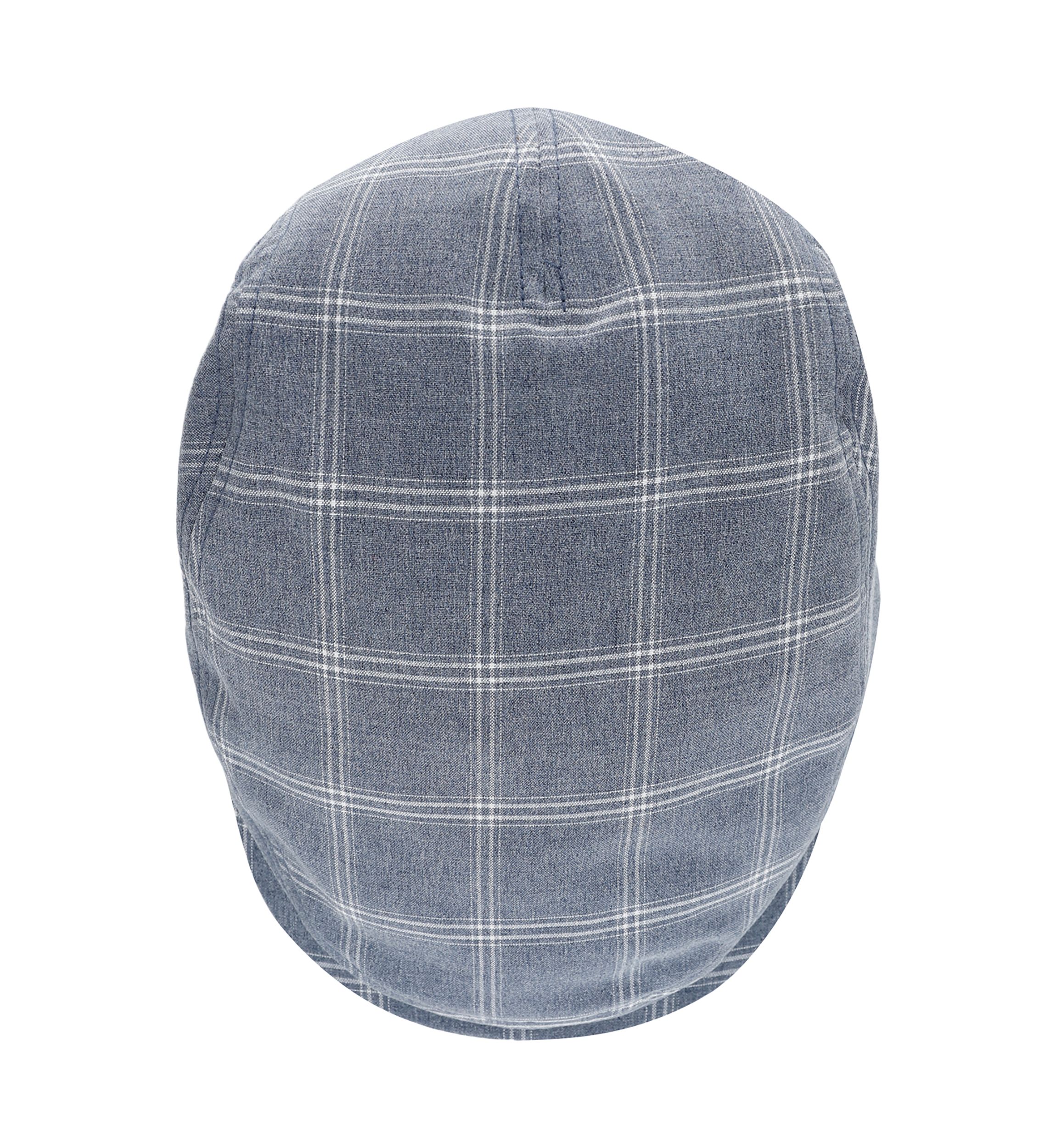 Plaid Cotton Flat Cap Ivy Hat