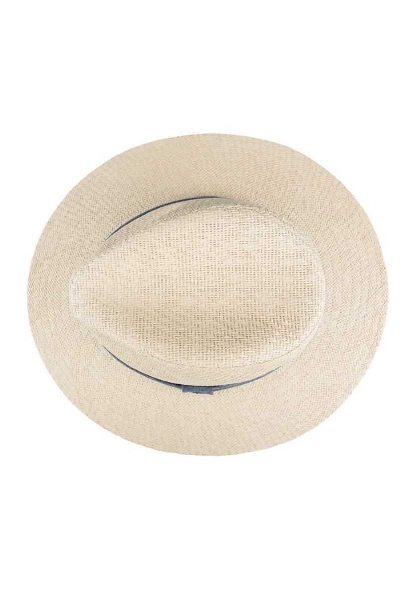 Chambray Band Panama Hat