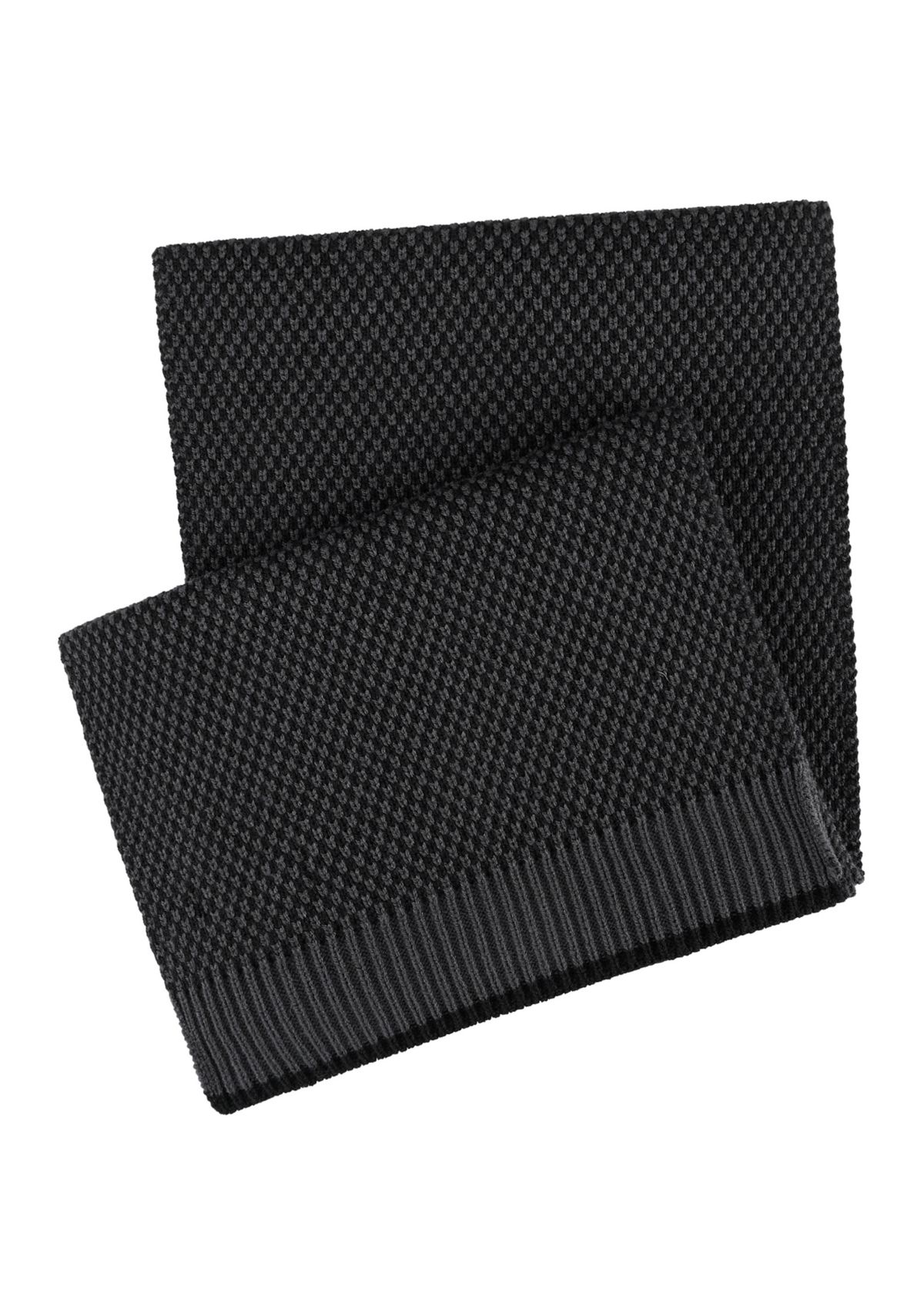 Mens Birdseye Knit Scarf