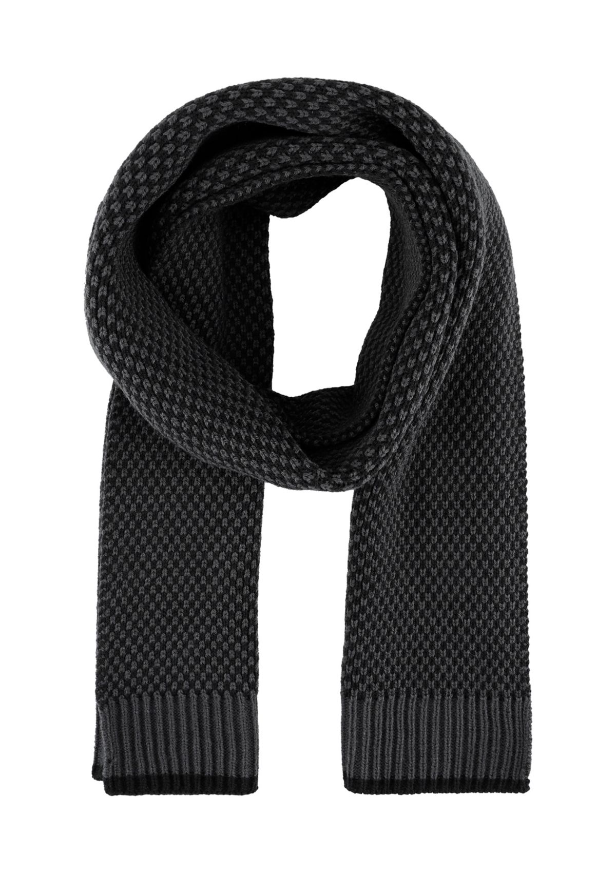Mens Birdseye Knit Scarf
