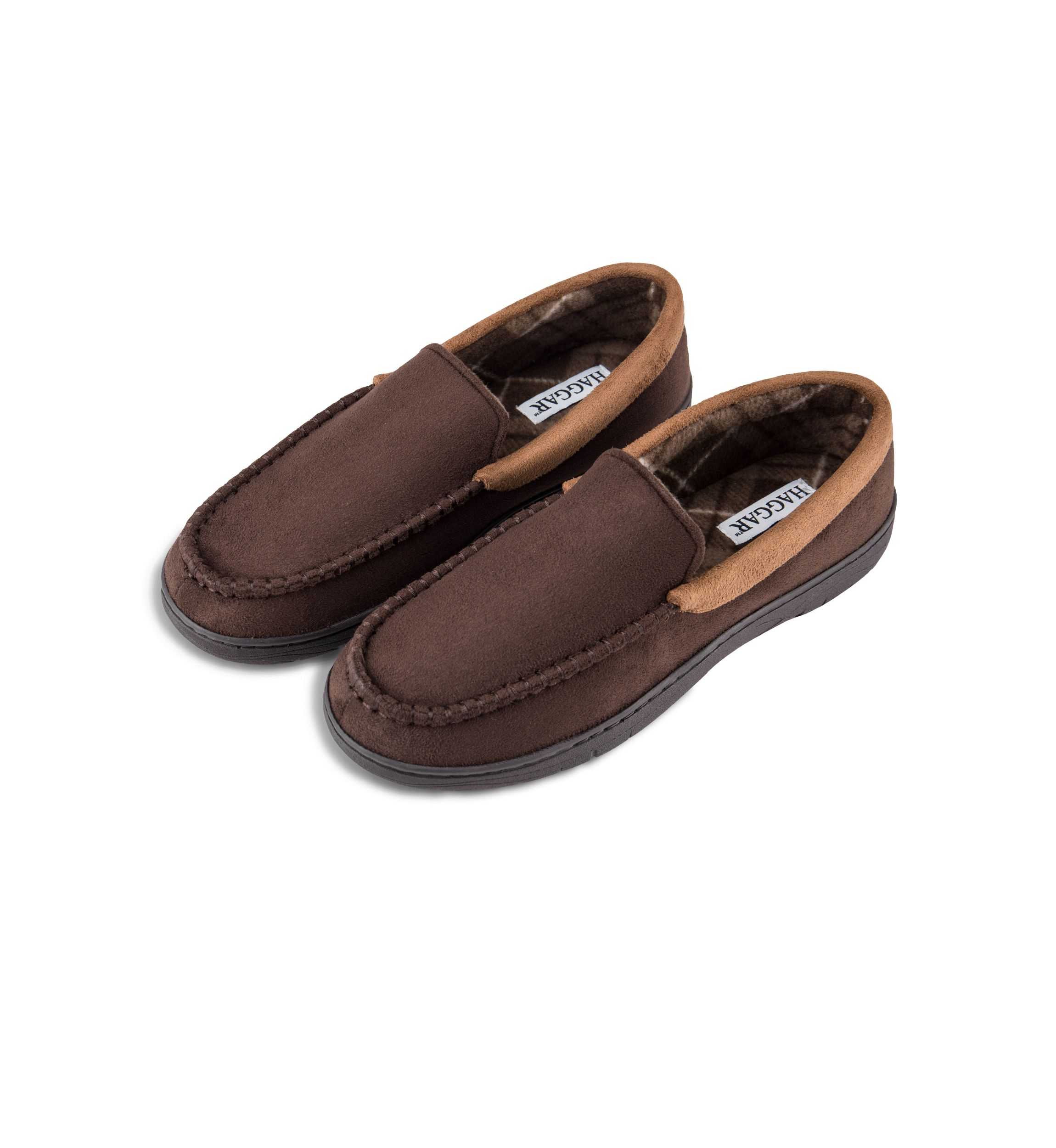 Contrast Microsuede Venetian Slippers