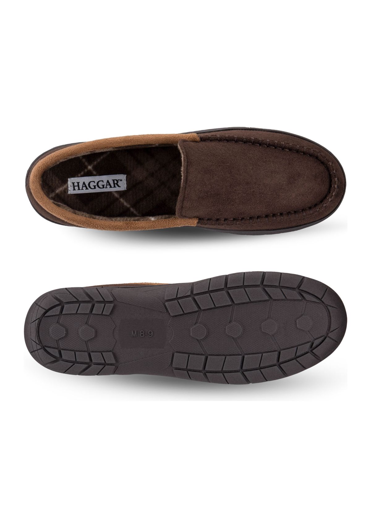 Contrast Microsuede Venetian Slippers