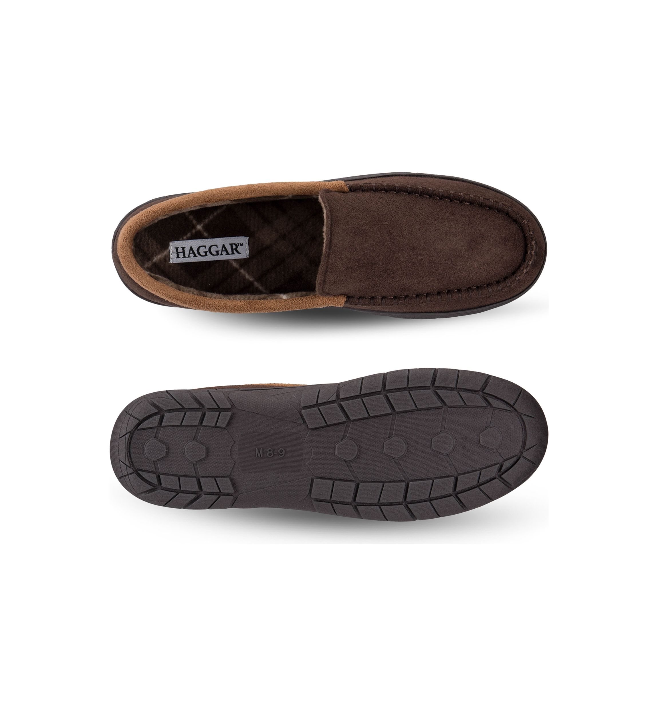 Contrast Microsuede Venetian Slippers