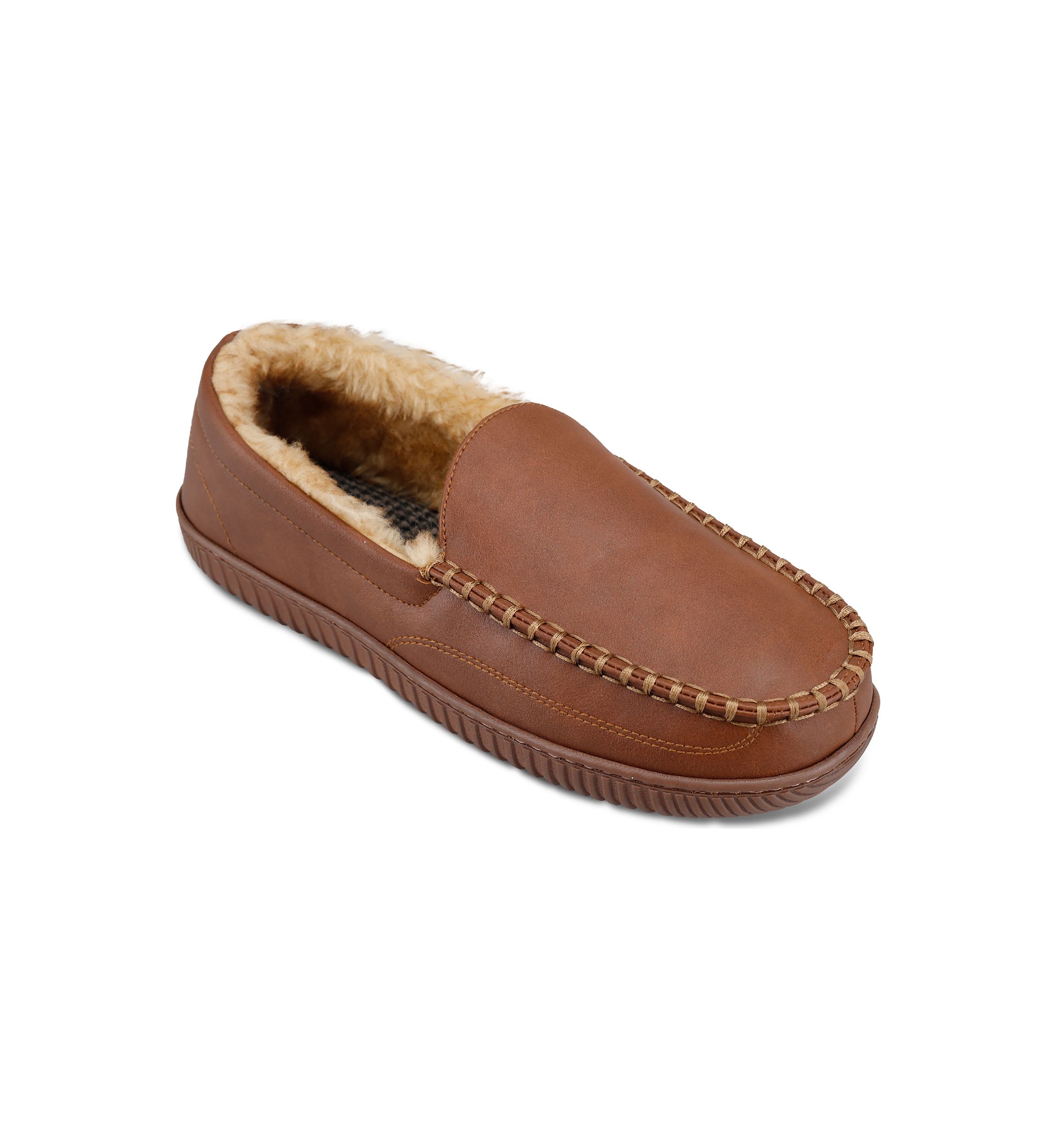 Smooth Polyurethane Venetian Stitch Slipper