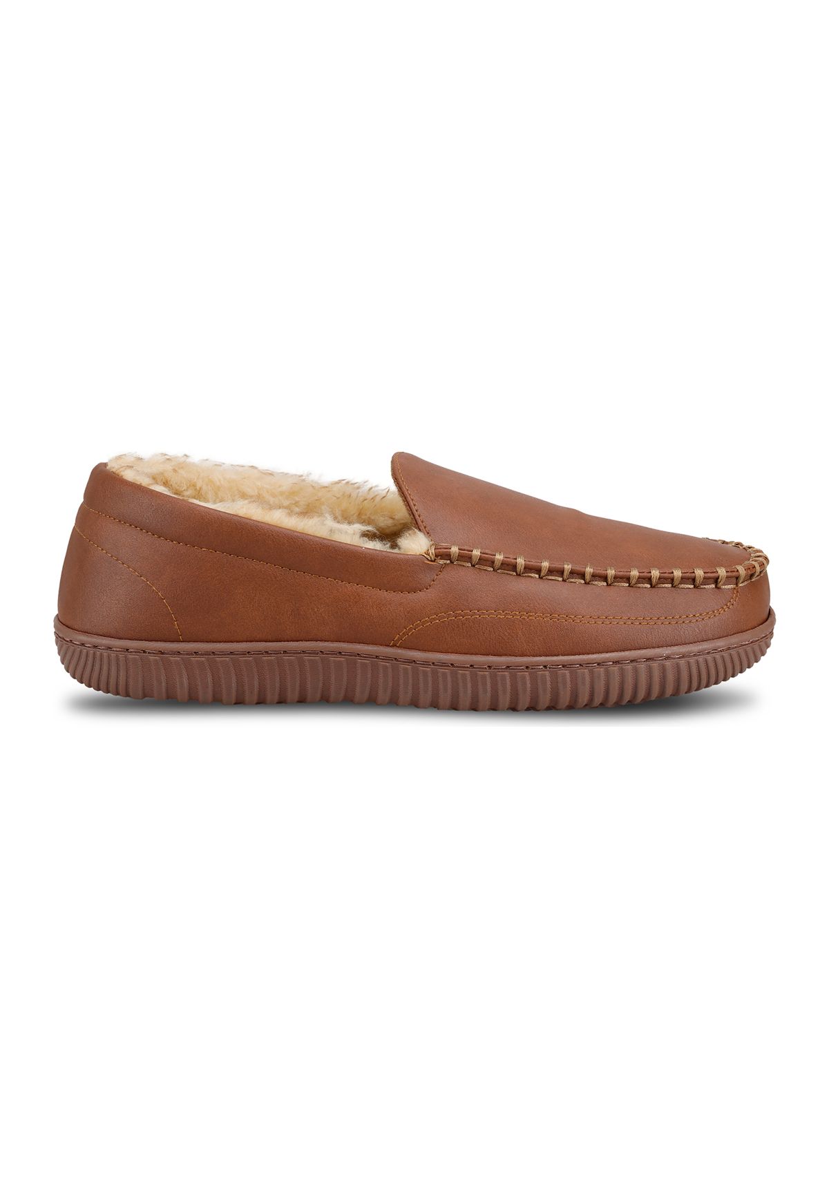 Smooth Polyurethane Venetian Stitch Slipper