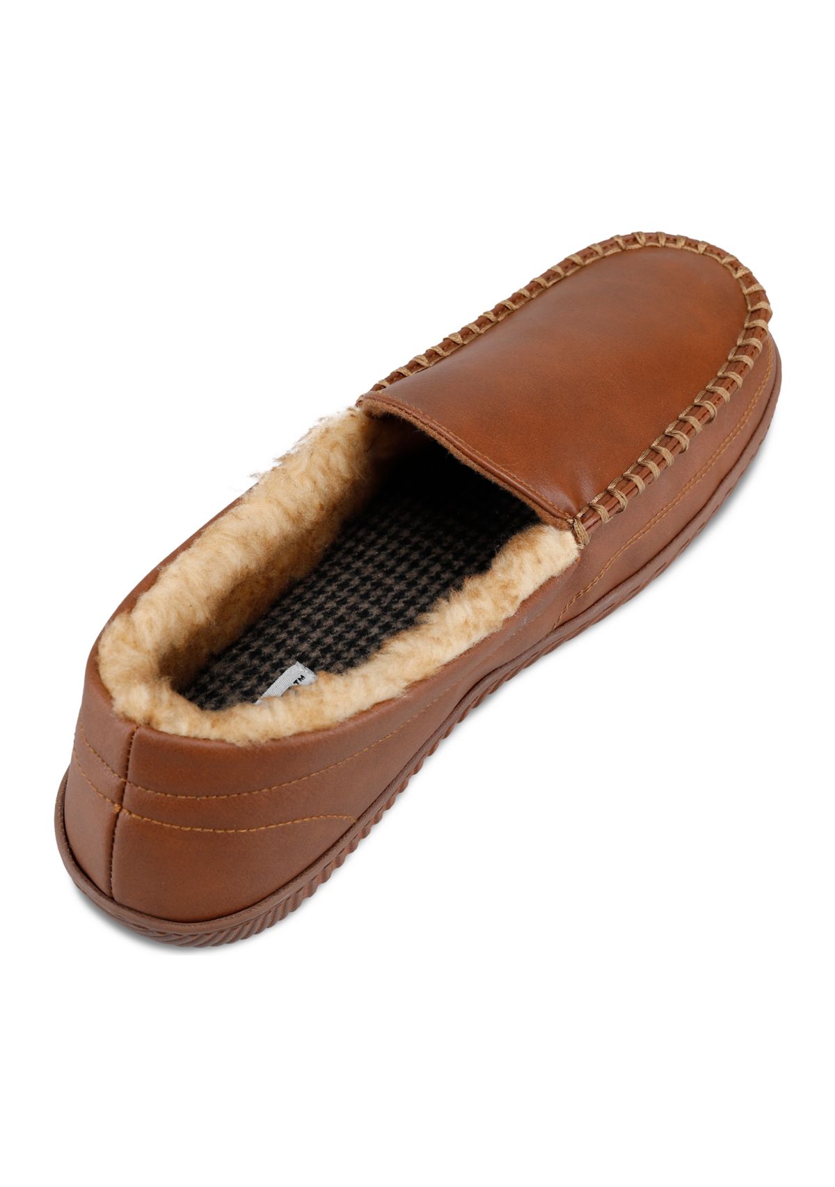 Smooth Polyurethane Venetian Stitch Slipper
