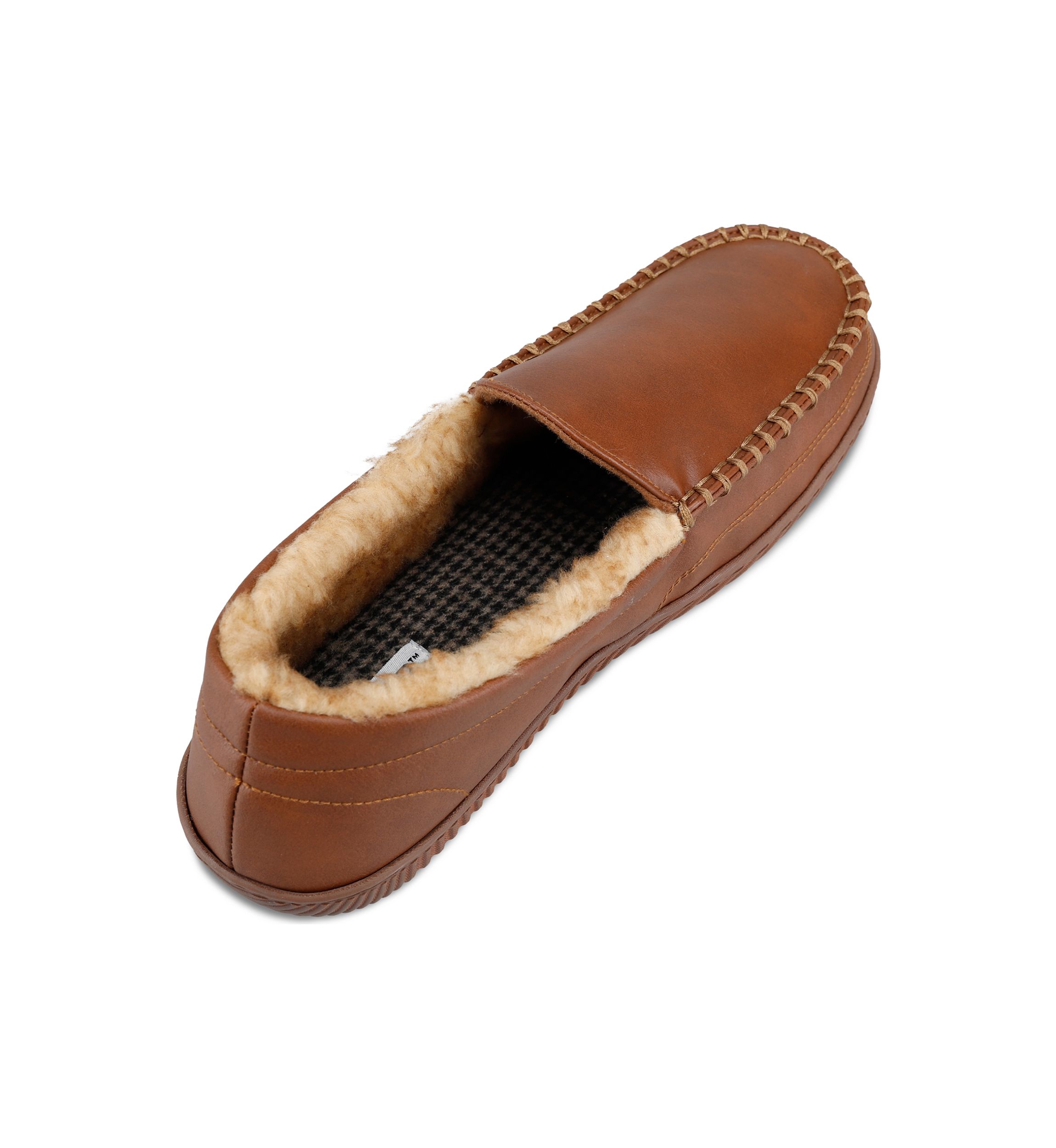 Smooth Polyurethane Venetian Stitch Slipper