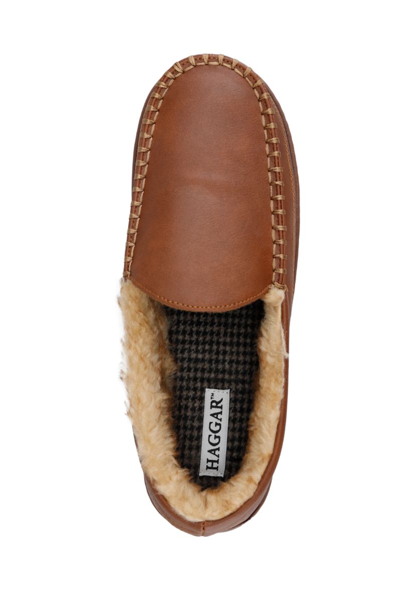 Smooth Polyurethane Venetian Stitch Slipper