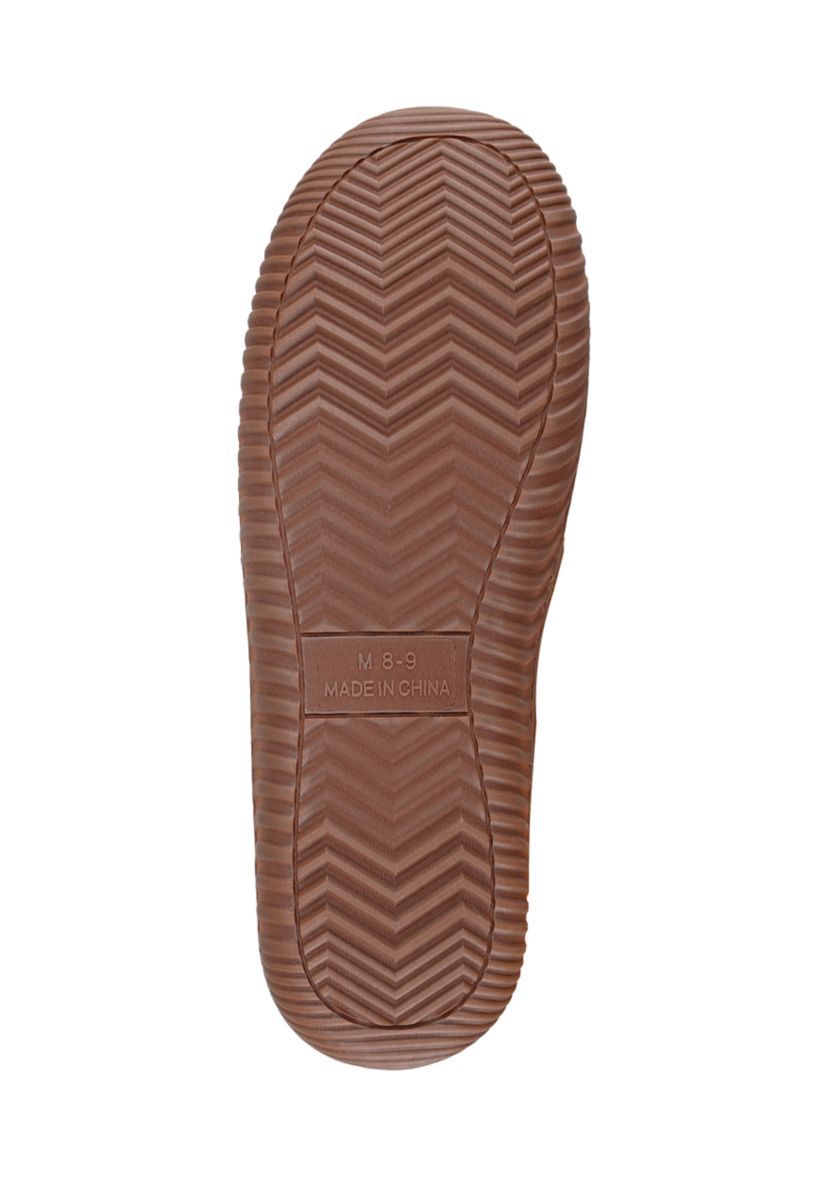 Smooth Polyurethane Venetian Stitch Slipper