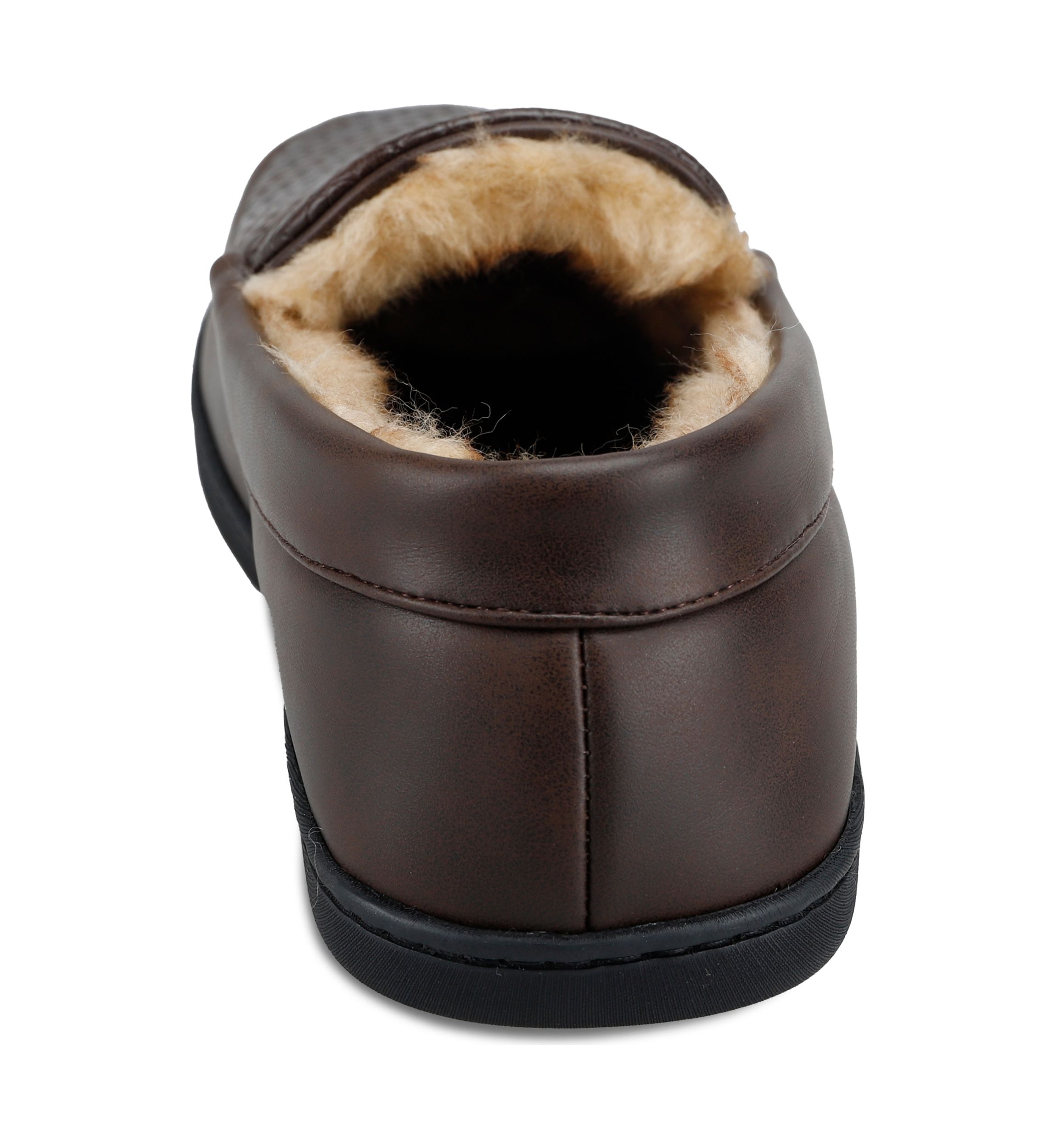 Basketweave Emboss Closeback Slippers