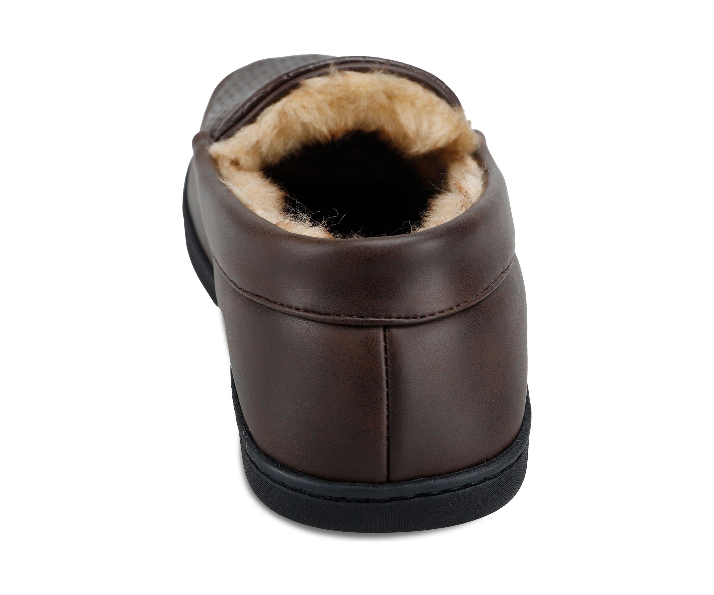 Basketweave Emboss Closeback Slippers