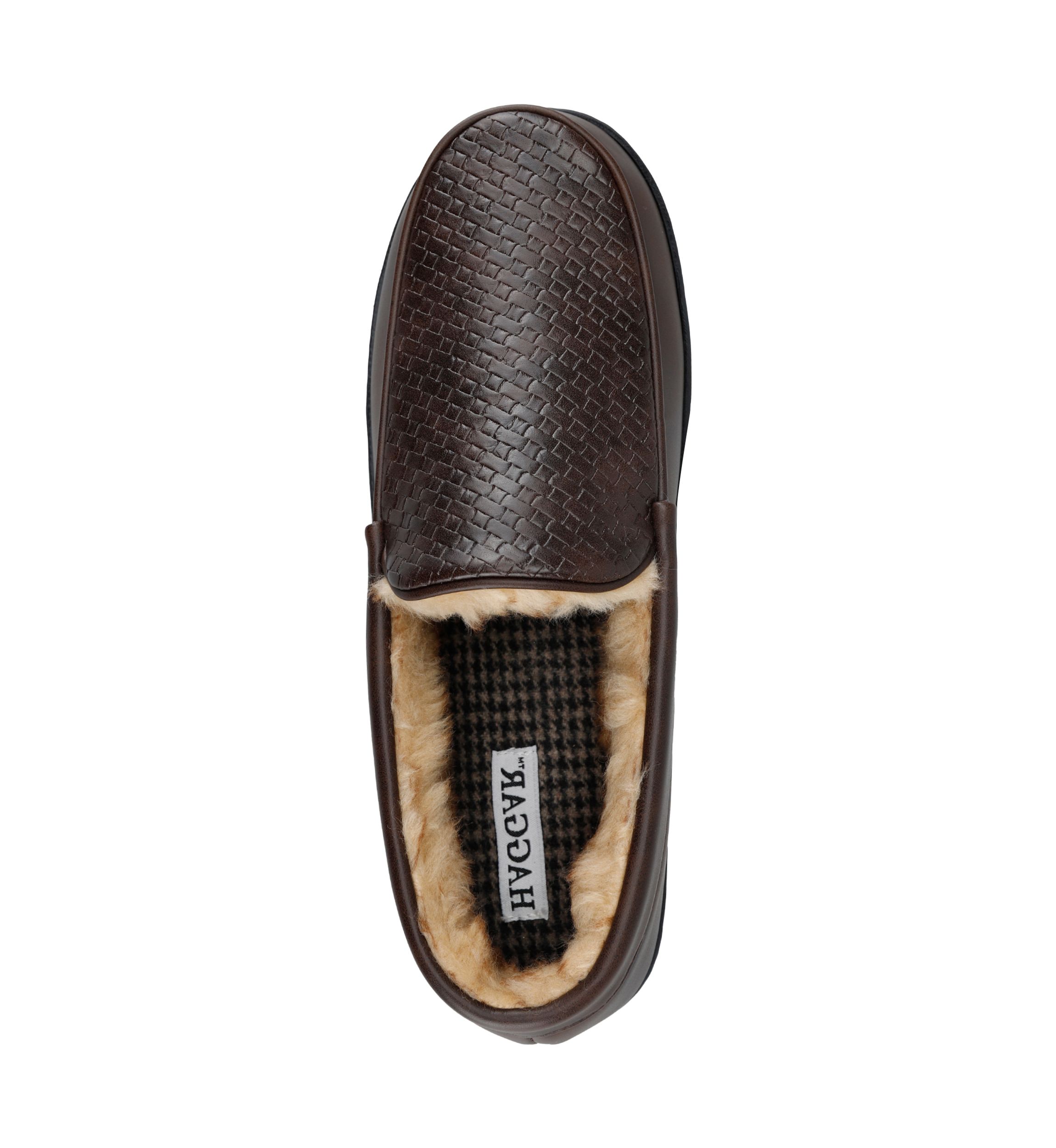 Basketweave Emboss Closeback Slippers