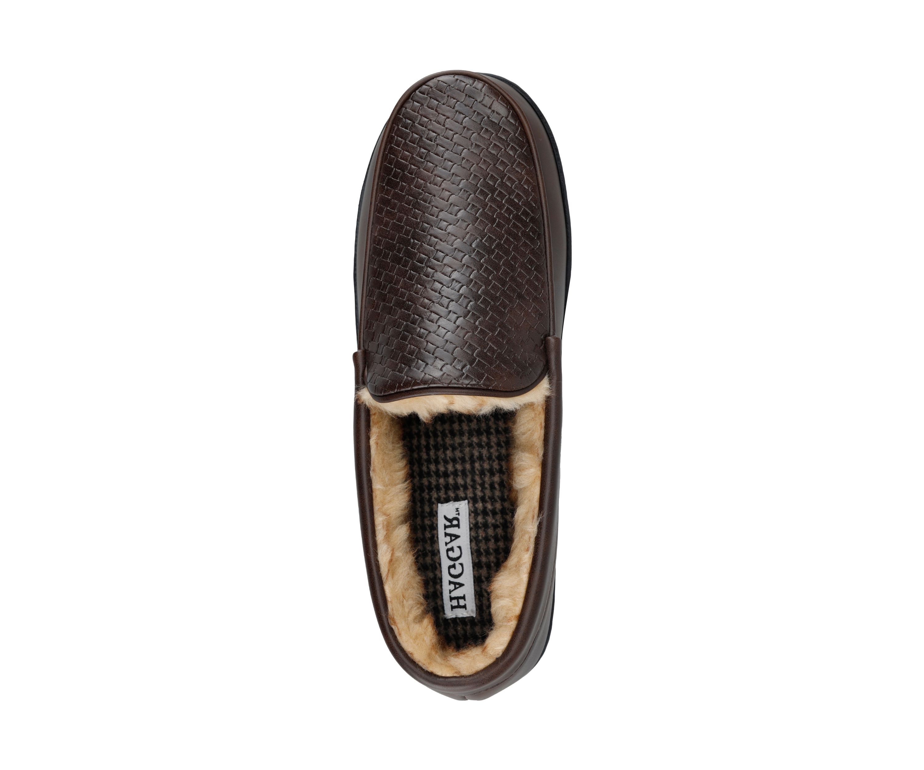 Basketweave Emboss Closeback Slippers