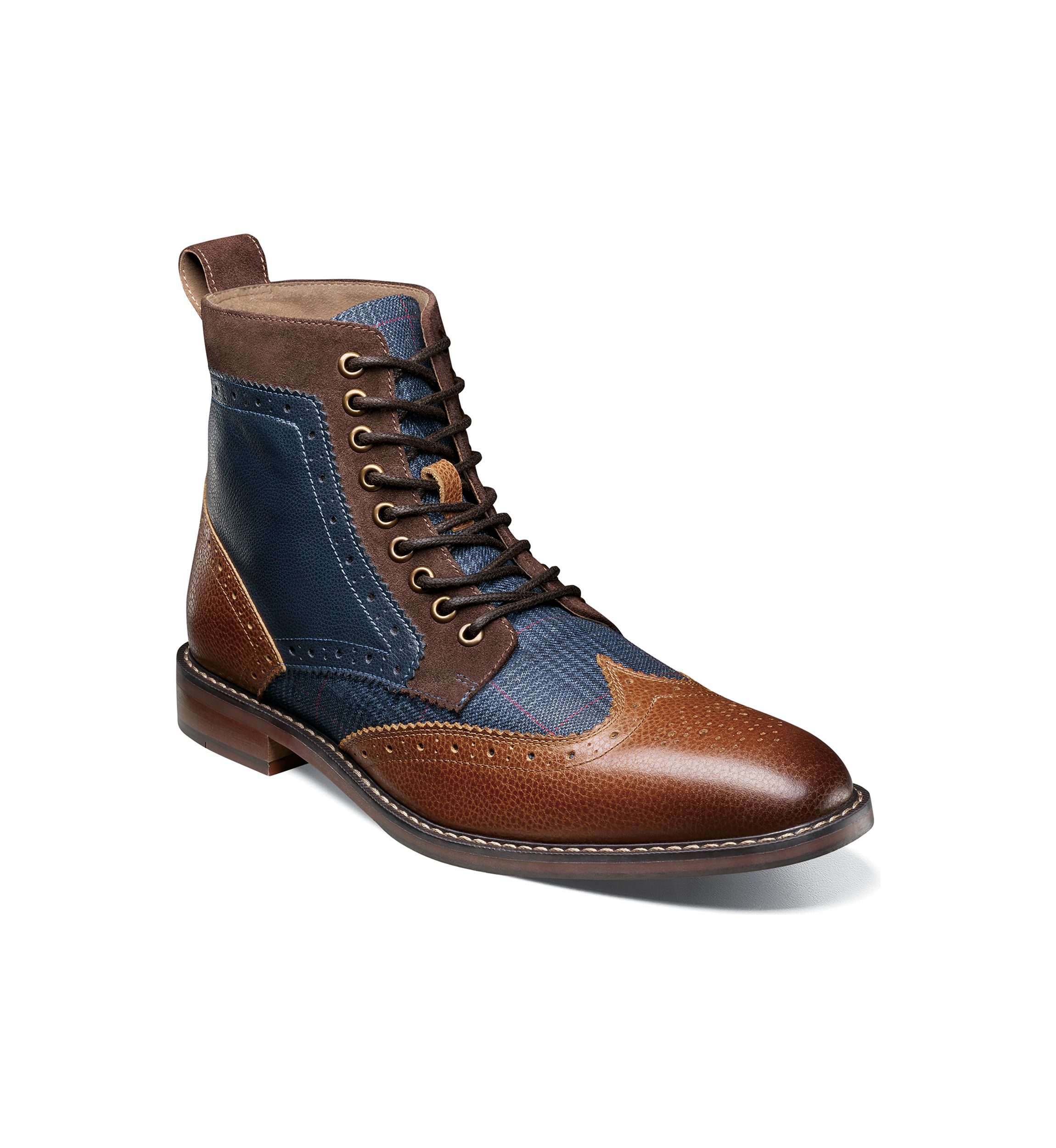 Finnegan Wingtip Lace Boots