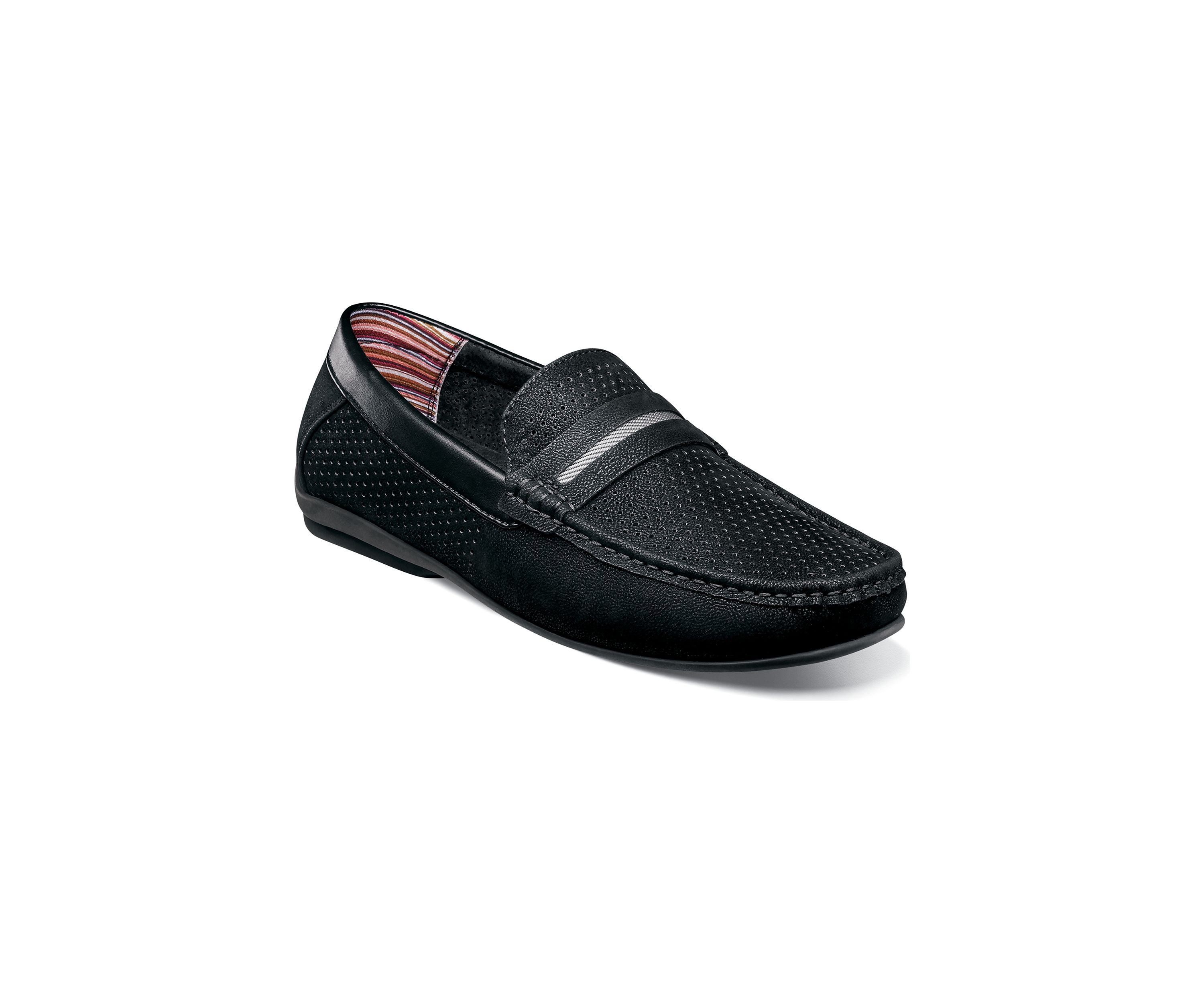 Corby Moc Toe Saddle Slip On Loafers