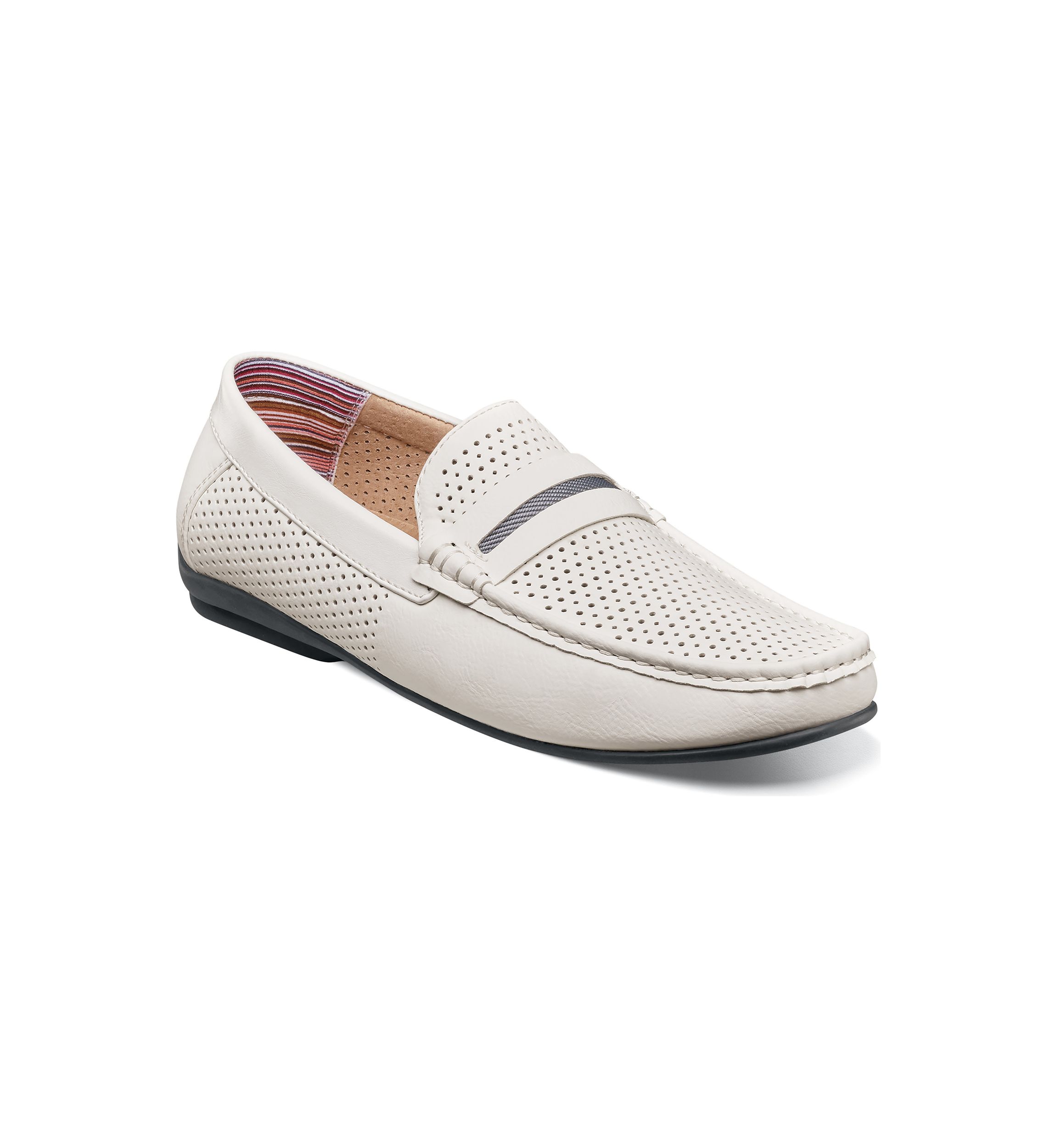 Corby Moc Toe Saddle Slip On Loafers