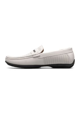 Corby Moc Toe Saddle Slip On Loafers