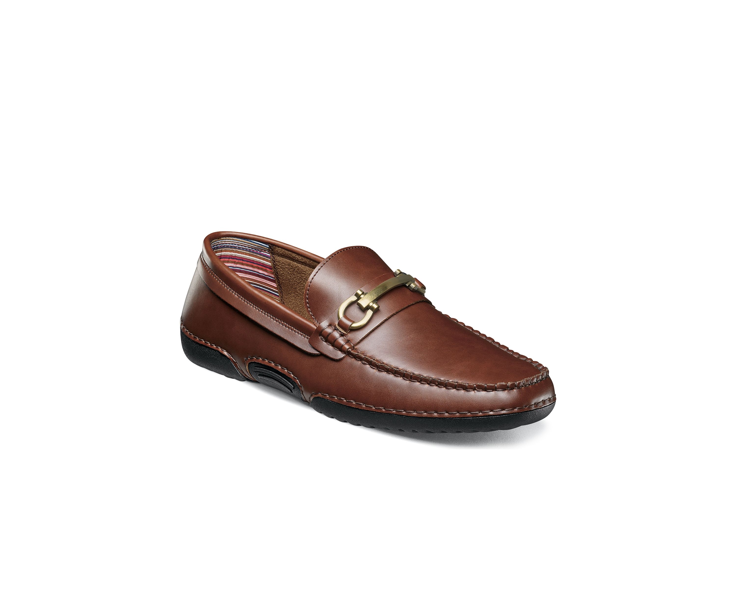 Delano Moc Toe Bit Slip On Loafers