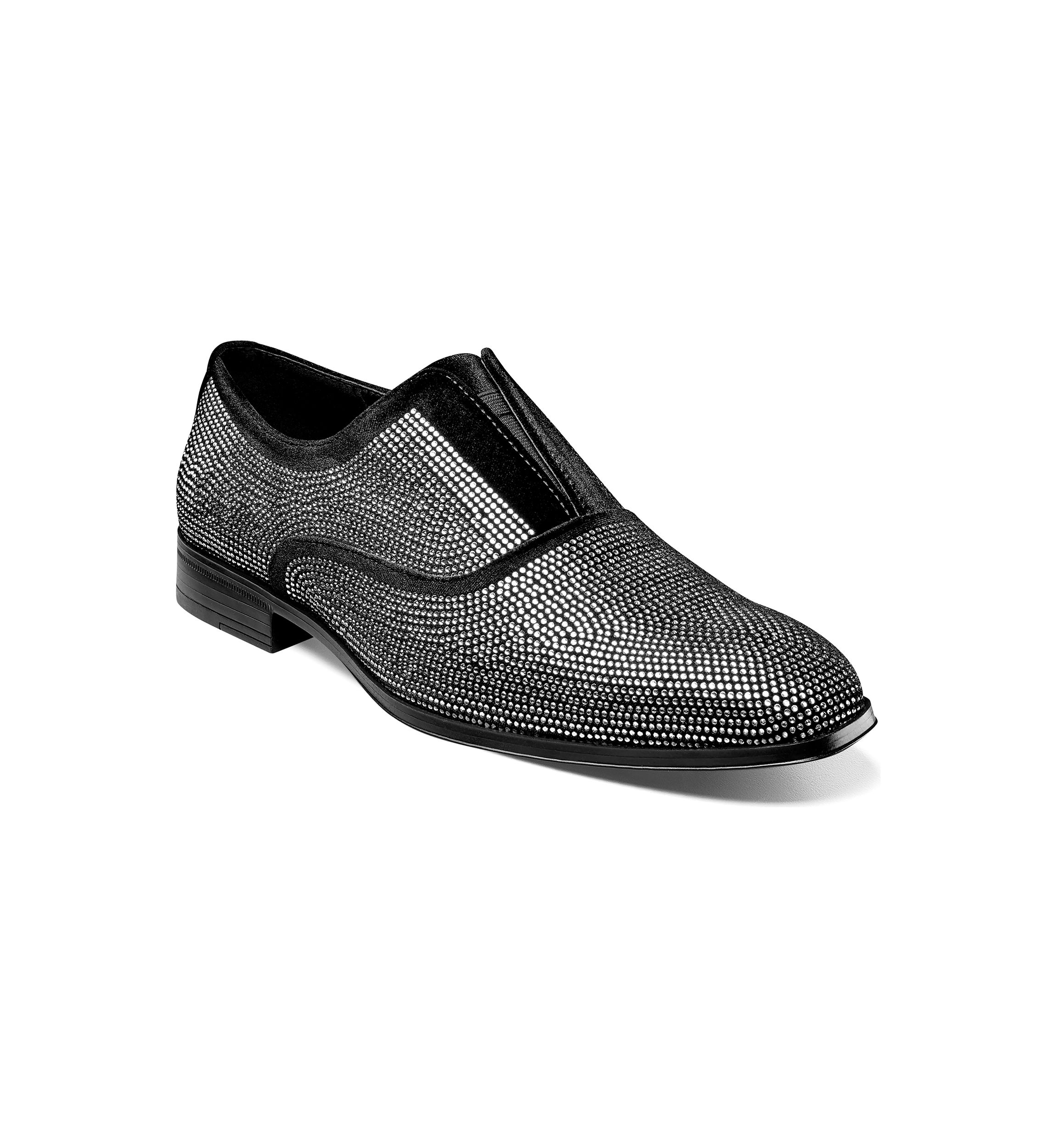 Starleigh Rhinestone Plain Toe Slip On Loafers