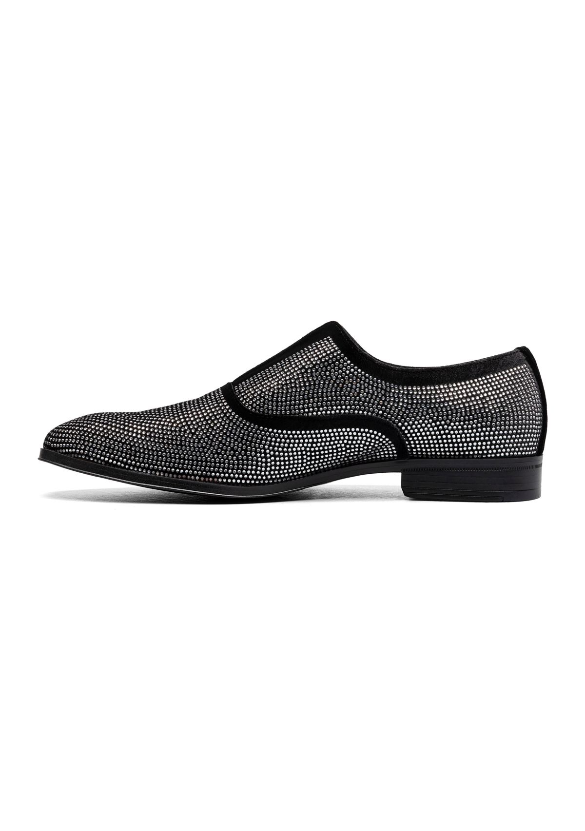 Starleigh Rhinestone Plain Toe Slip On Loafers