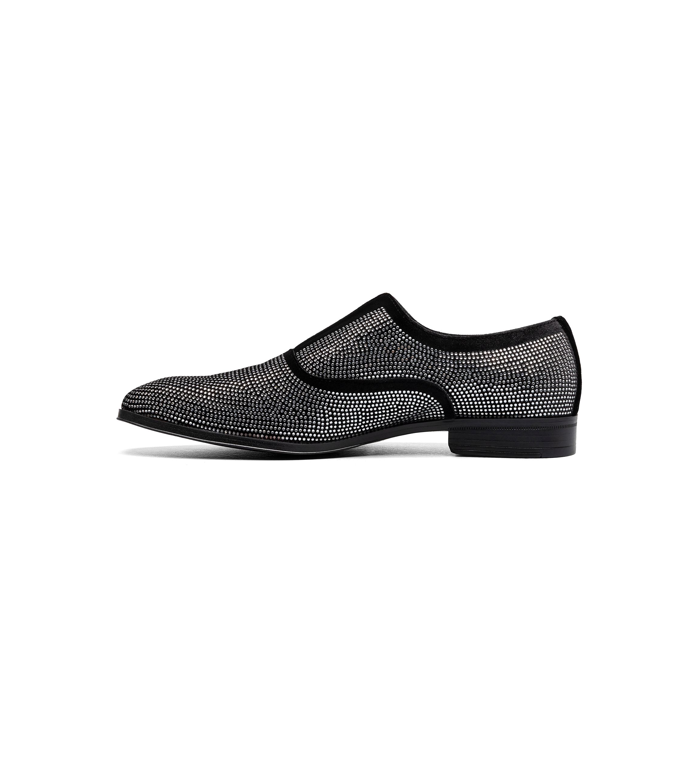 Starleigh Rhinestone Plain Toe Slip On Loafers