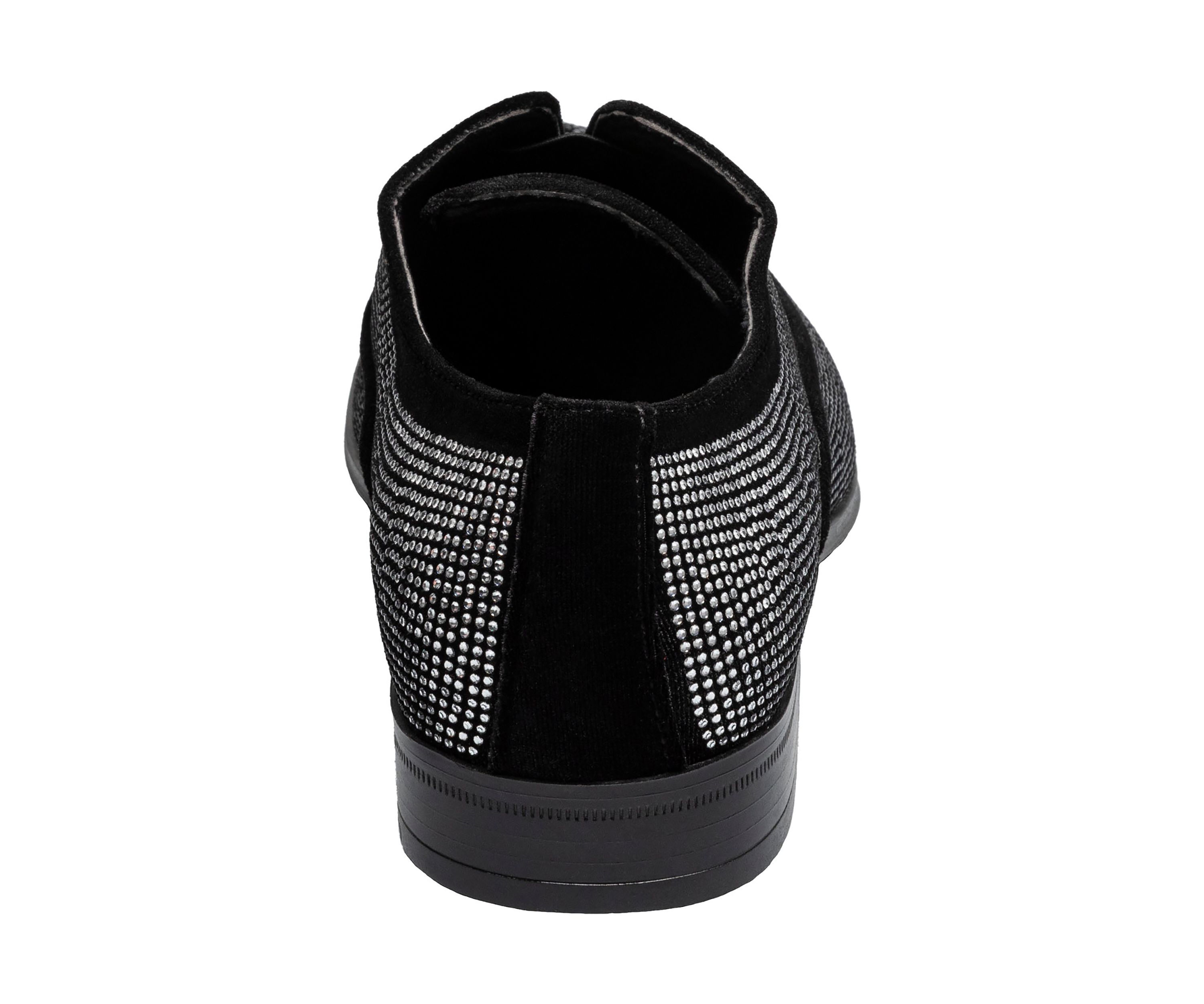 Starleigh Rhinestone Plain Toe Slip On Loafers