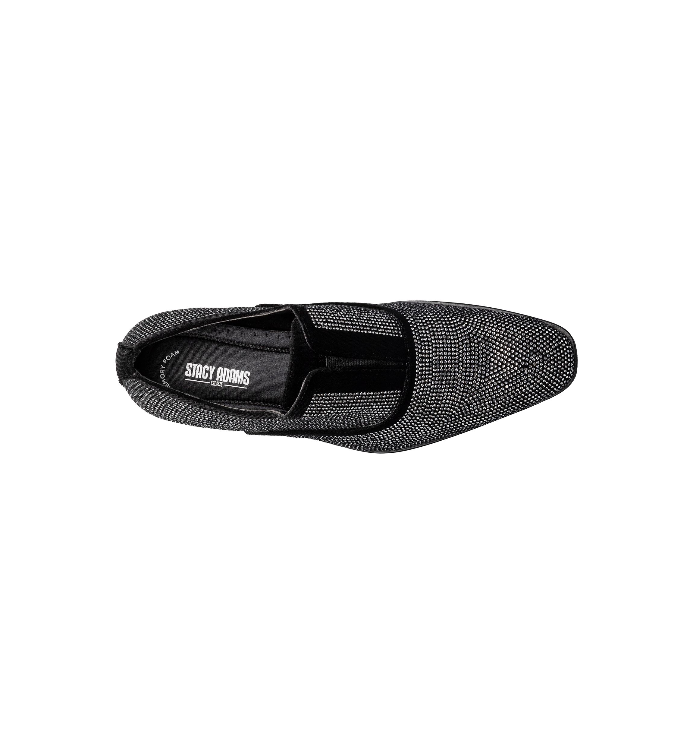 Starleigh Rhinestone Plain Toe Slip On Loafers