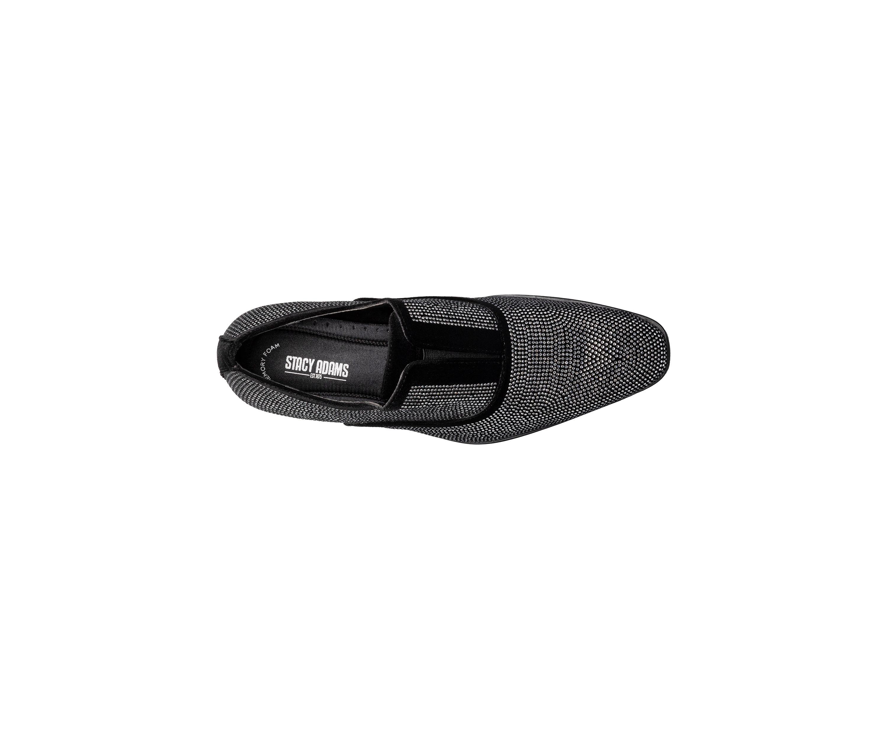 Starleigh Rhinestone Plain Toe Slip On Loafers