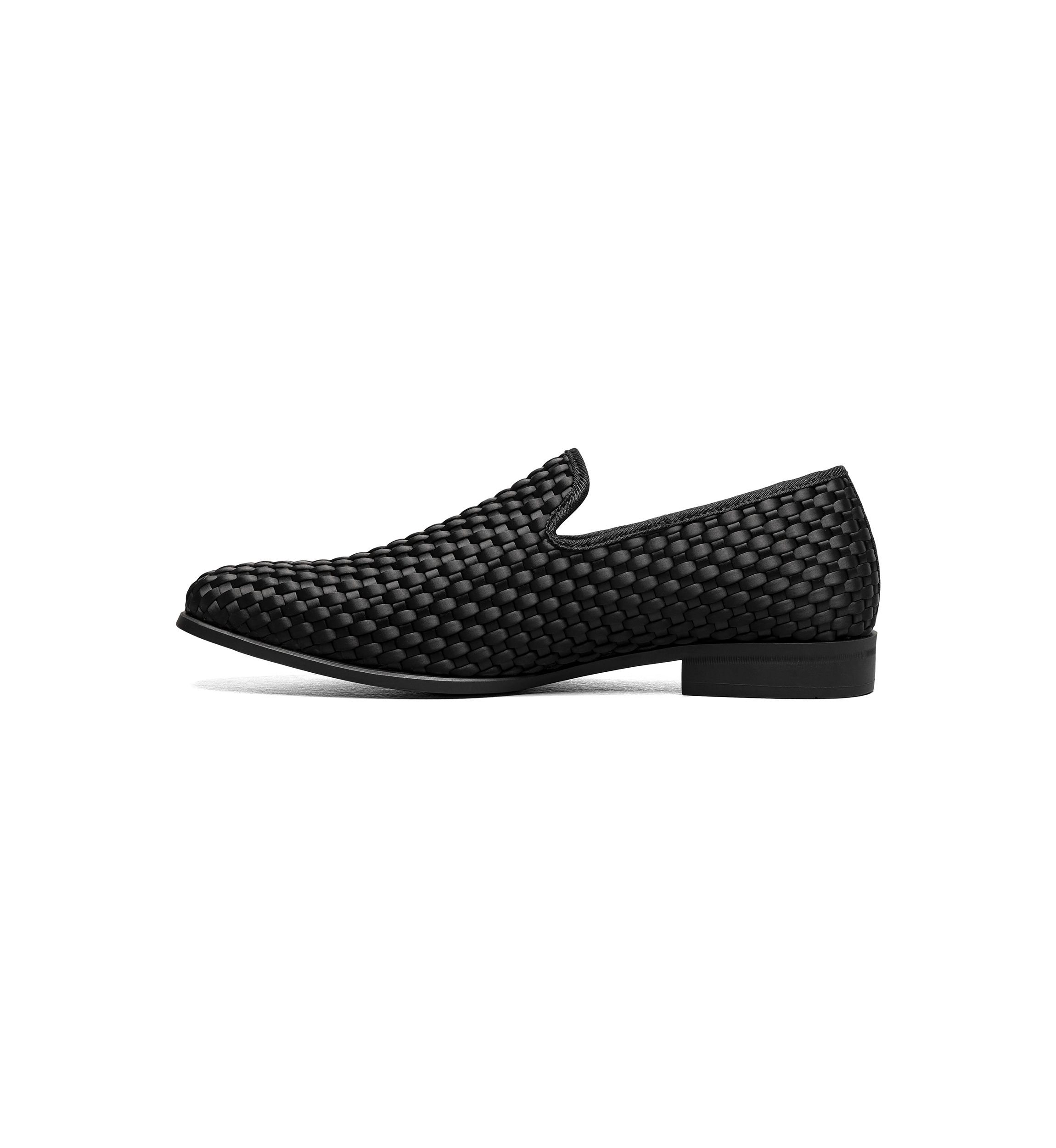 Swenson Woven Slip On Smoking Loafers