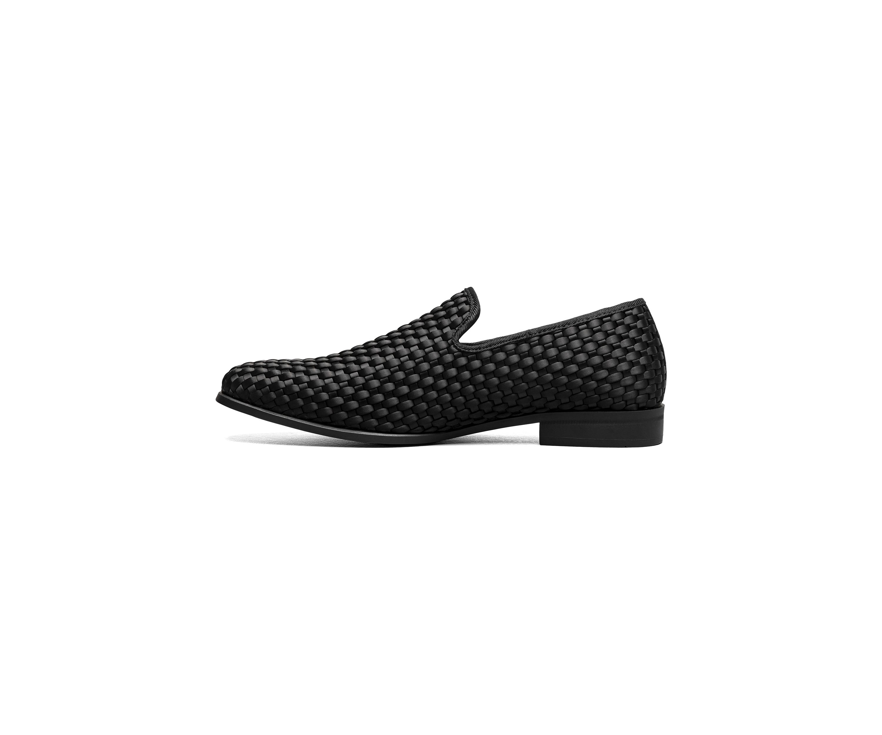 Swenson Woven Slip On Smoking Loafers