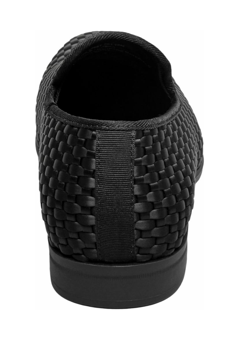 Swenson Woven Slip On Smoking Loafers