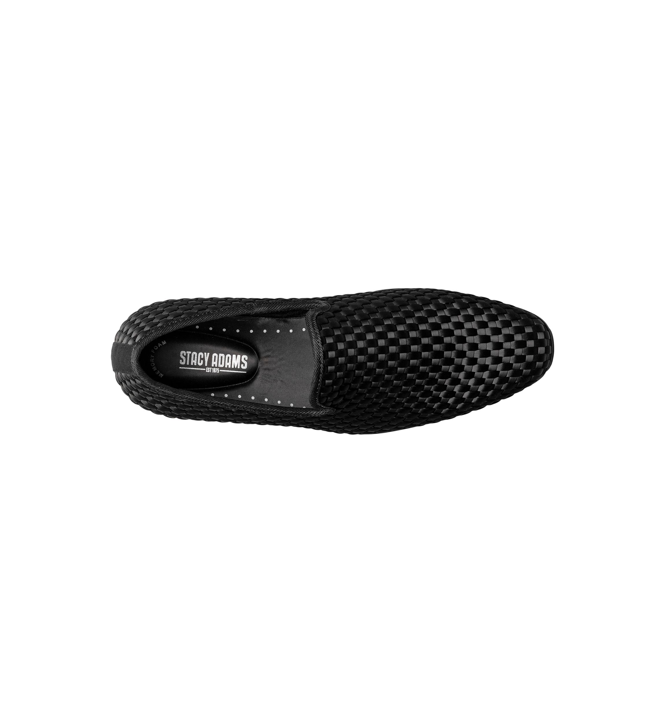 Swenson Woven Slip On Smoking Loafers