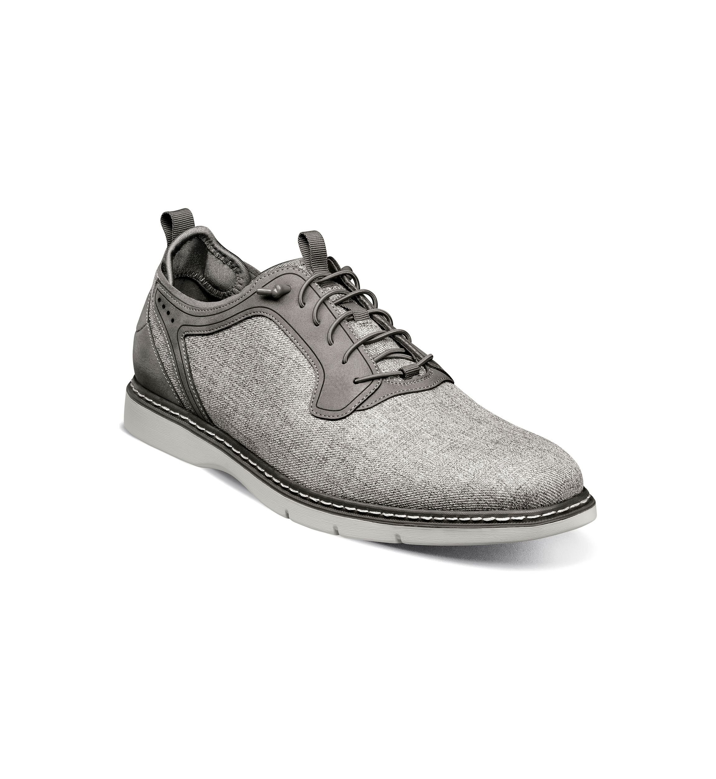 Scanlan Plain Toe Elastic Lace Oxfords