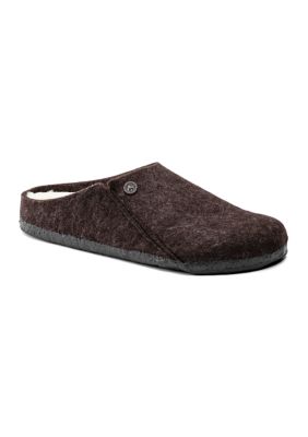 Birkenstock Men's Zermatt Shearling Slippers, Brown, 13M - 13.5M US / 46 EU